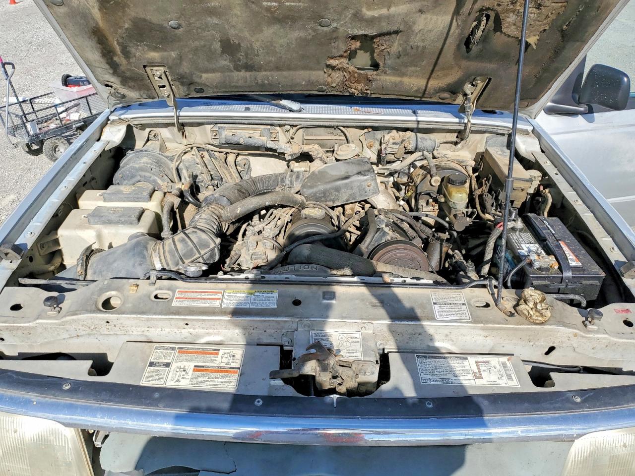 1996 Ford Ranger Super Cab Silver vin: 1FTCR14A8TPA86651