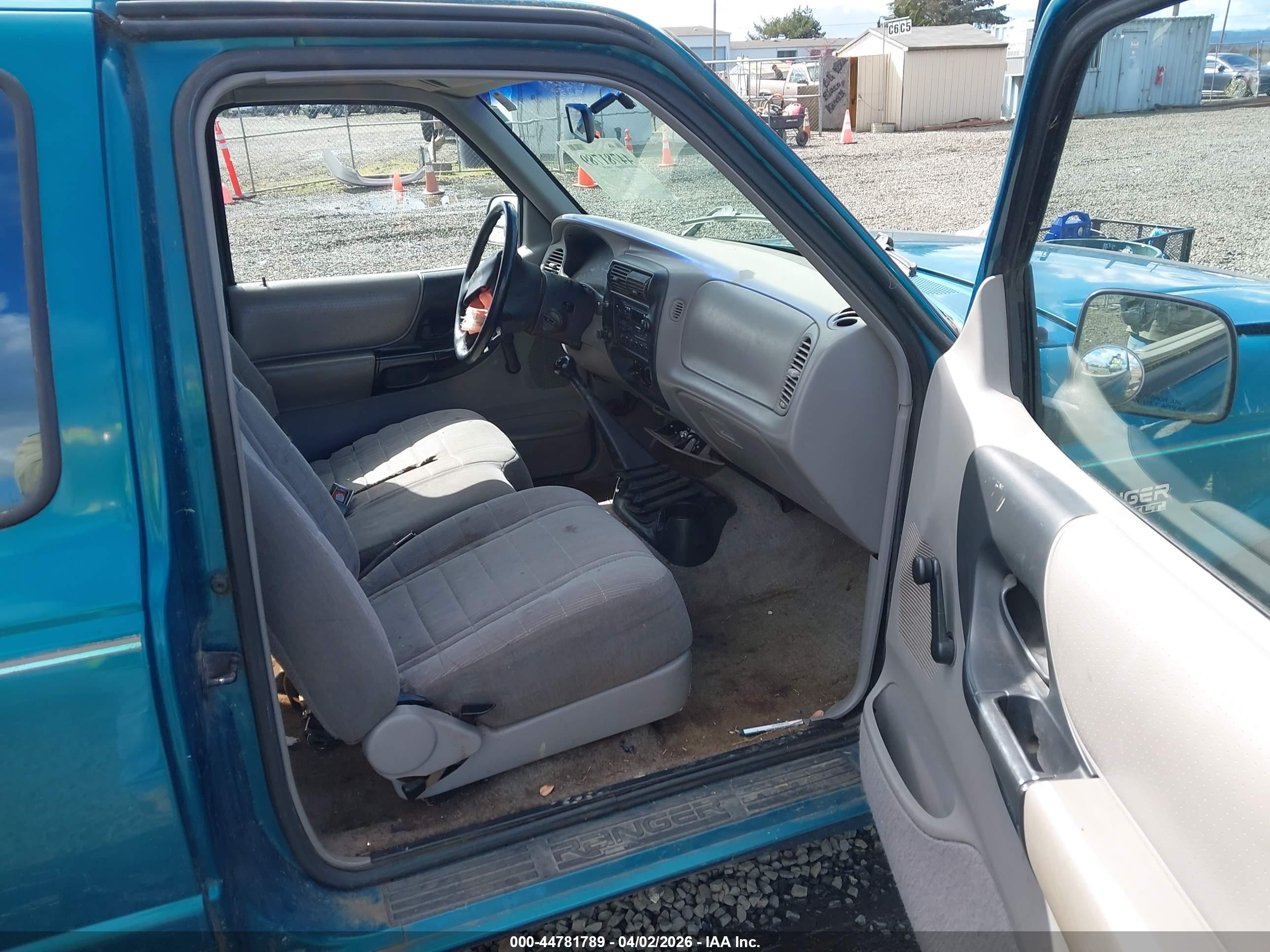 1997 Ford Ranger Xl/xlt Green vin: 1FTCR14A8VPB46740
