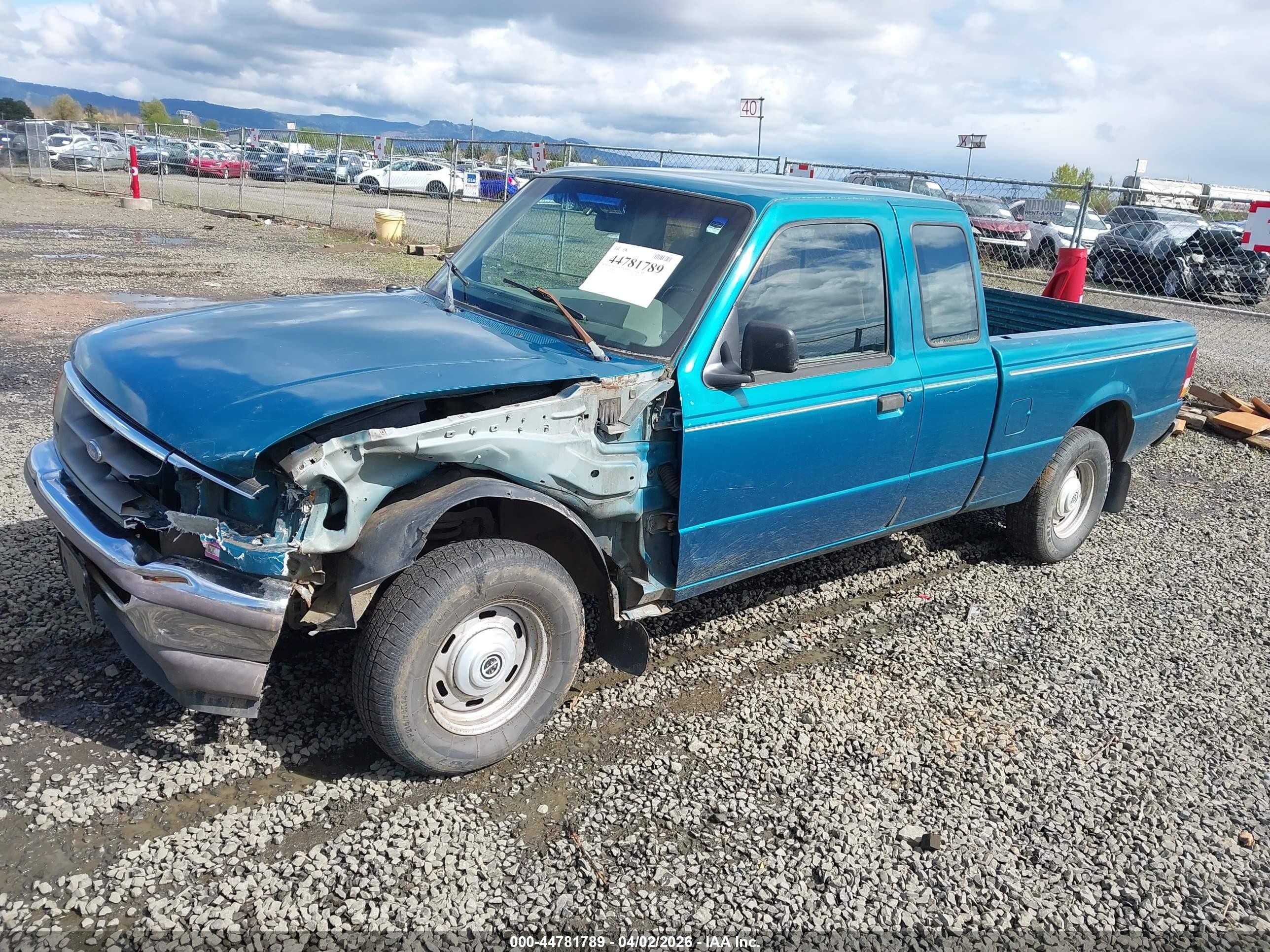 1997 Ford Ranger Xl/xlt Green vin: 1FTCR14A8VPB46740