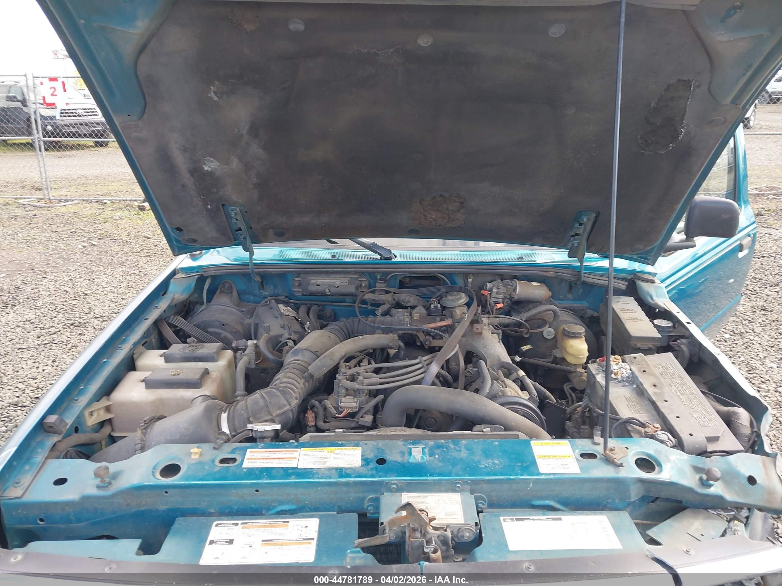 1997 Ford Ranger Xl/xlt Green vin: 1FTCR14A8VPB46740