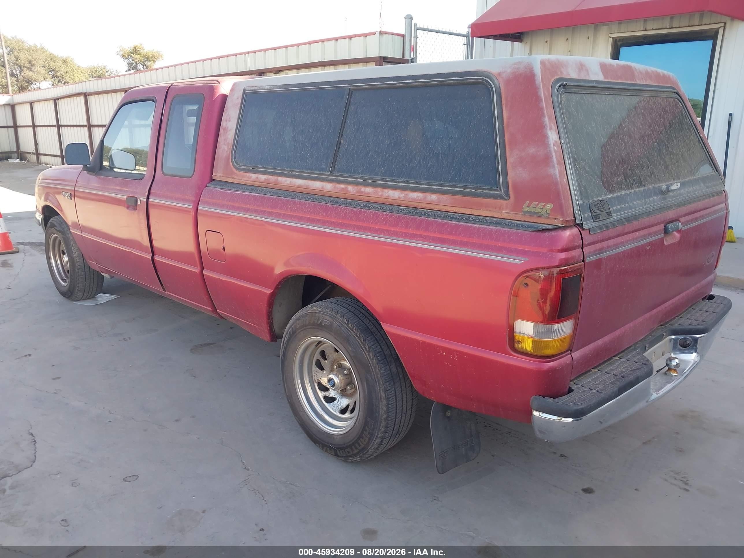 1993 Ford Ranger Super Cab Красный vin: 1FTCR14A9PTA66101