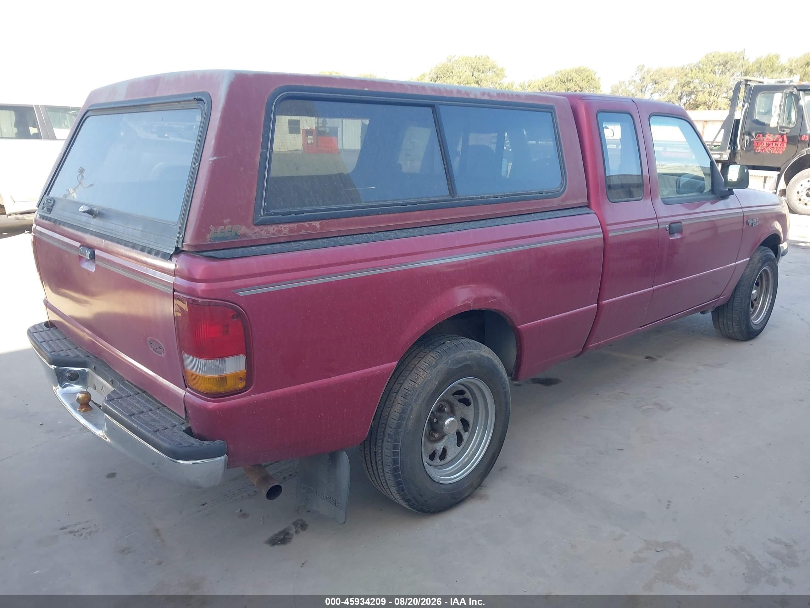 1993 Ford Ranger Super Cab Красный vin: 1FTCR14A9PTA66101