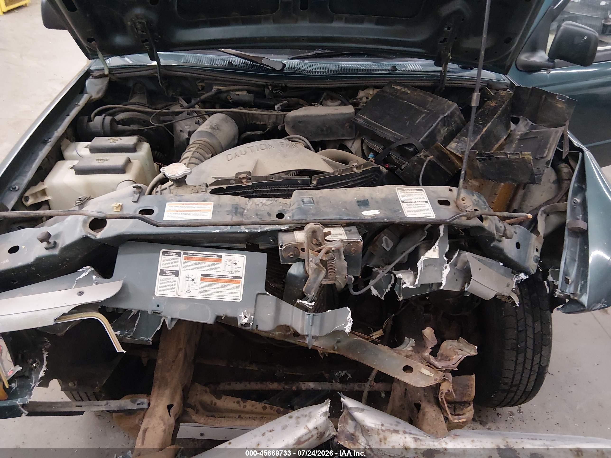 1995 Ford Ranger Super Cab Green vin: 1FTCR14A9SPA99388