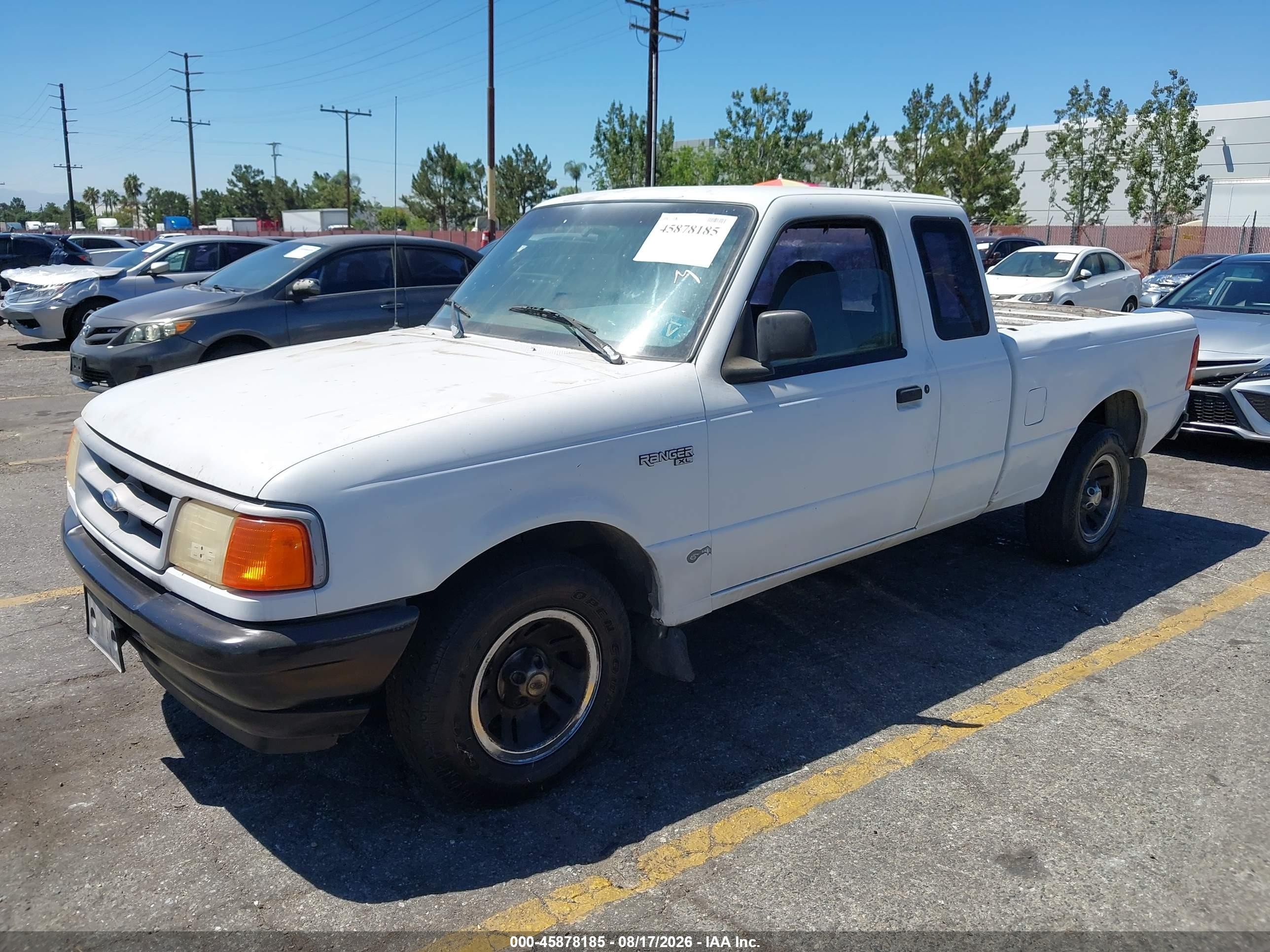 1996 Ford Ranger Super Cab Белый vin: 1FTCR14A9TPB42399