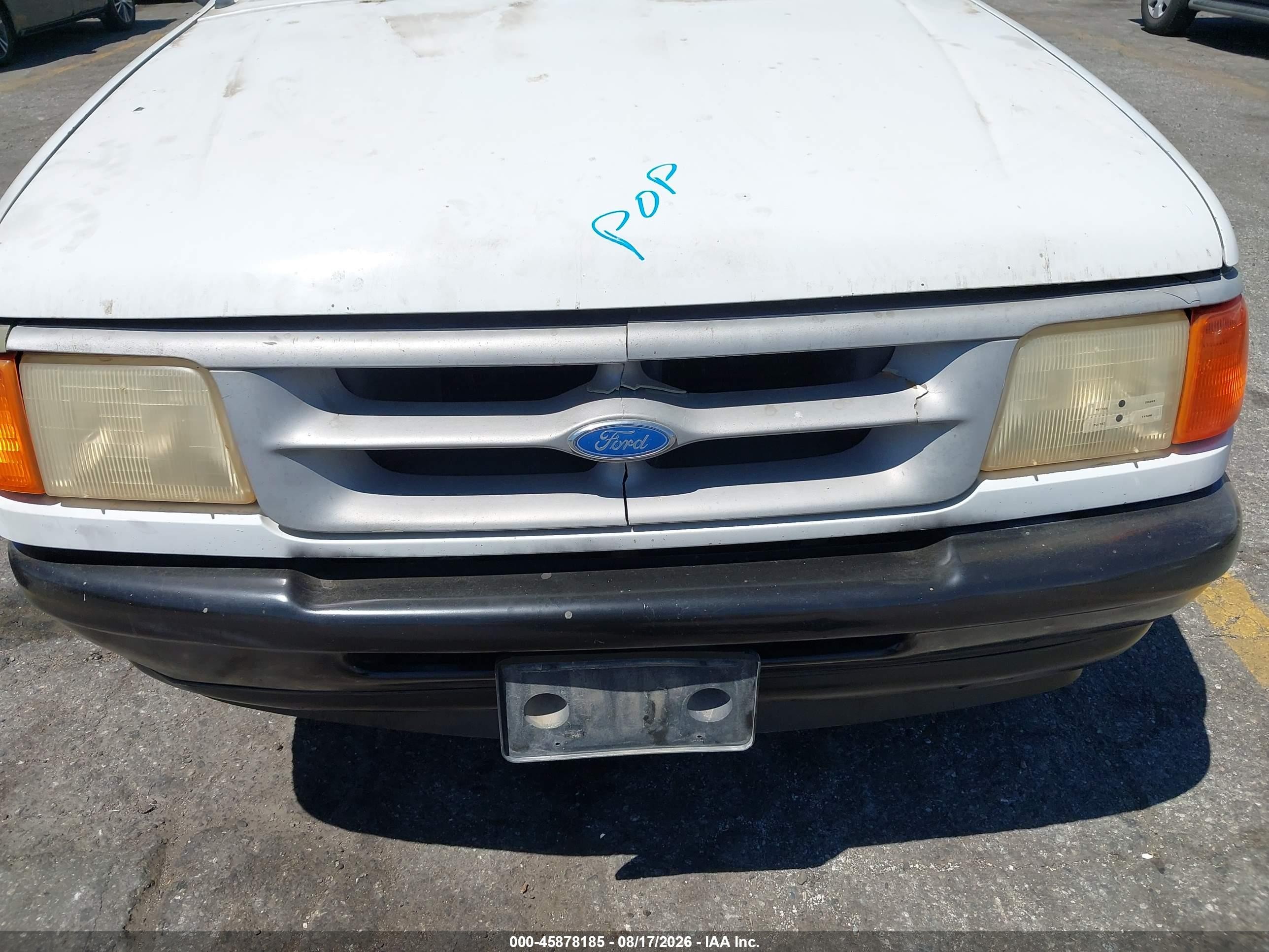 1996 Ford Ranger Super Cab Белый vin: 1FTCR14A9TPB42399