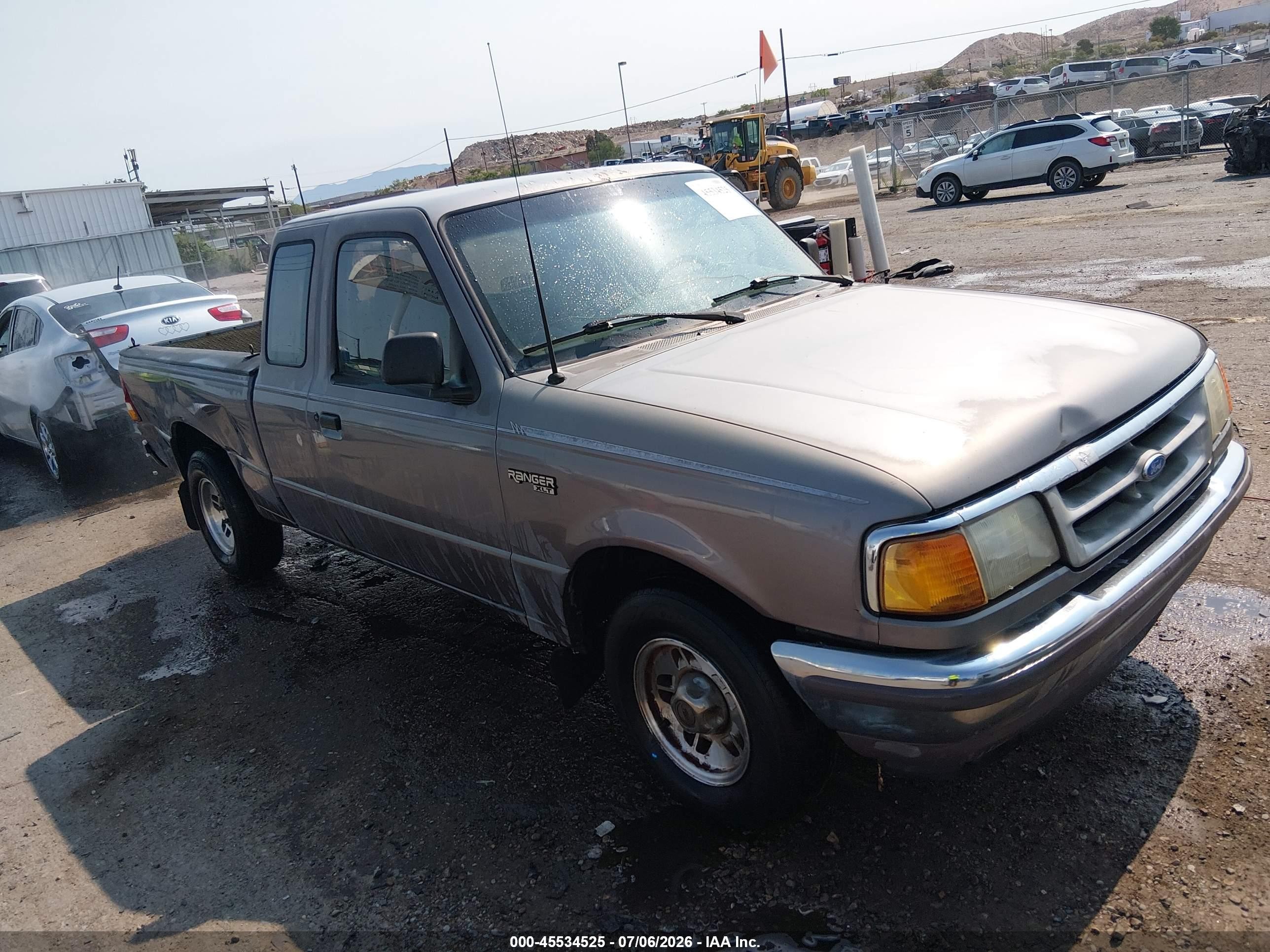 1996 Ford Ranger Super Cab Gray vin: 1FTCR14A9TPB49899