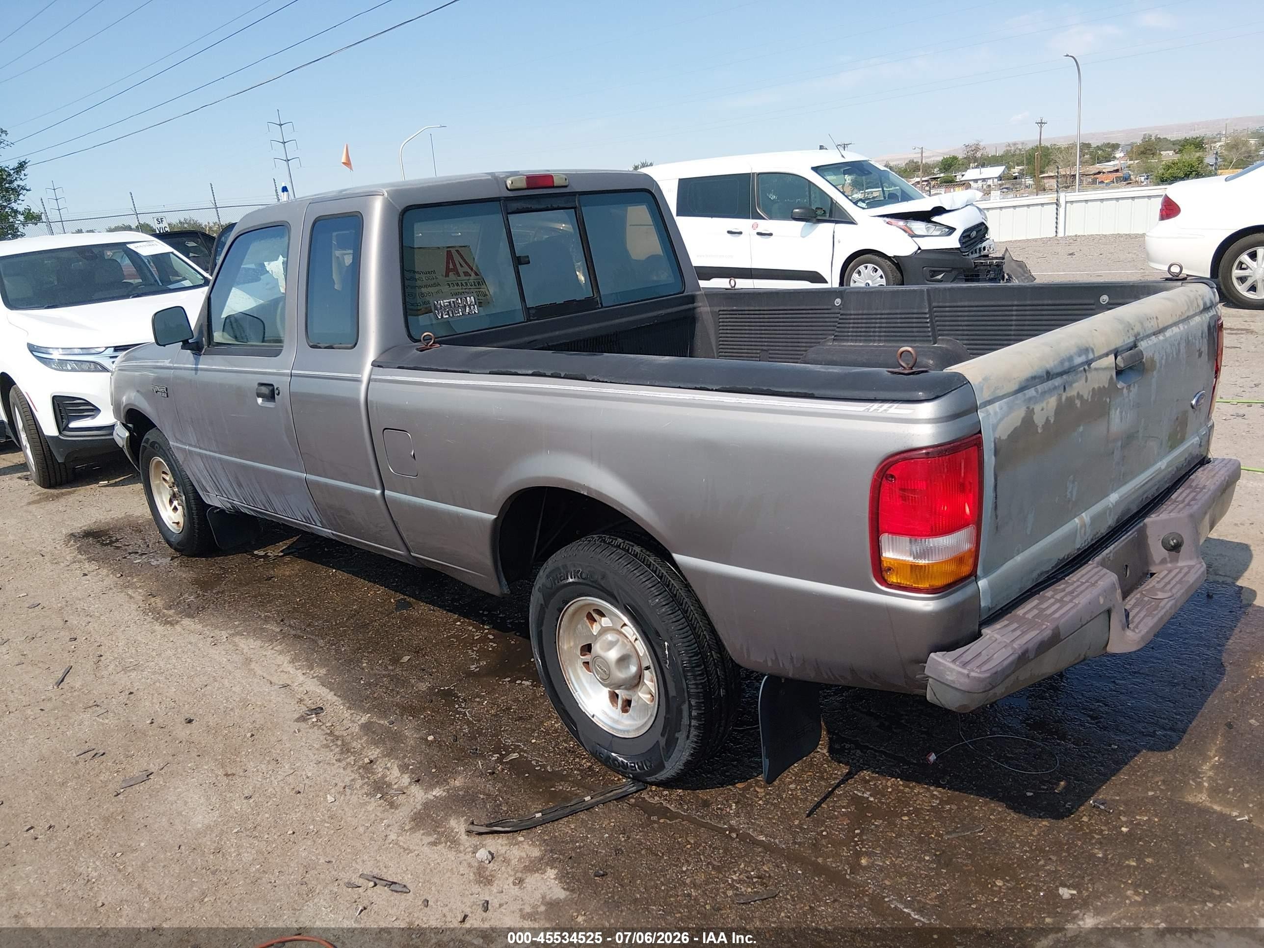 1996 Ford Ranger Super Cab Gray vin: 1FTCR14A9TPB49899