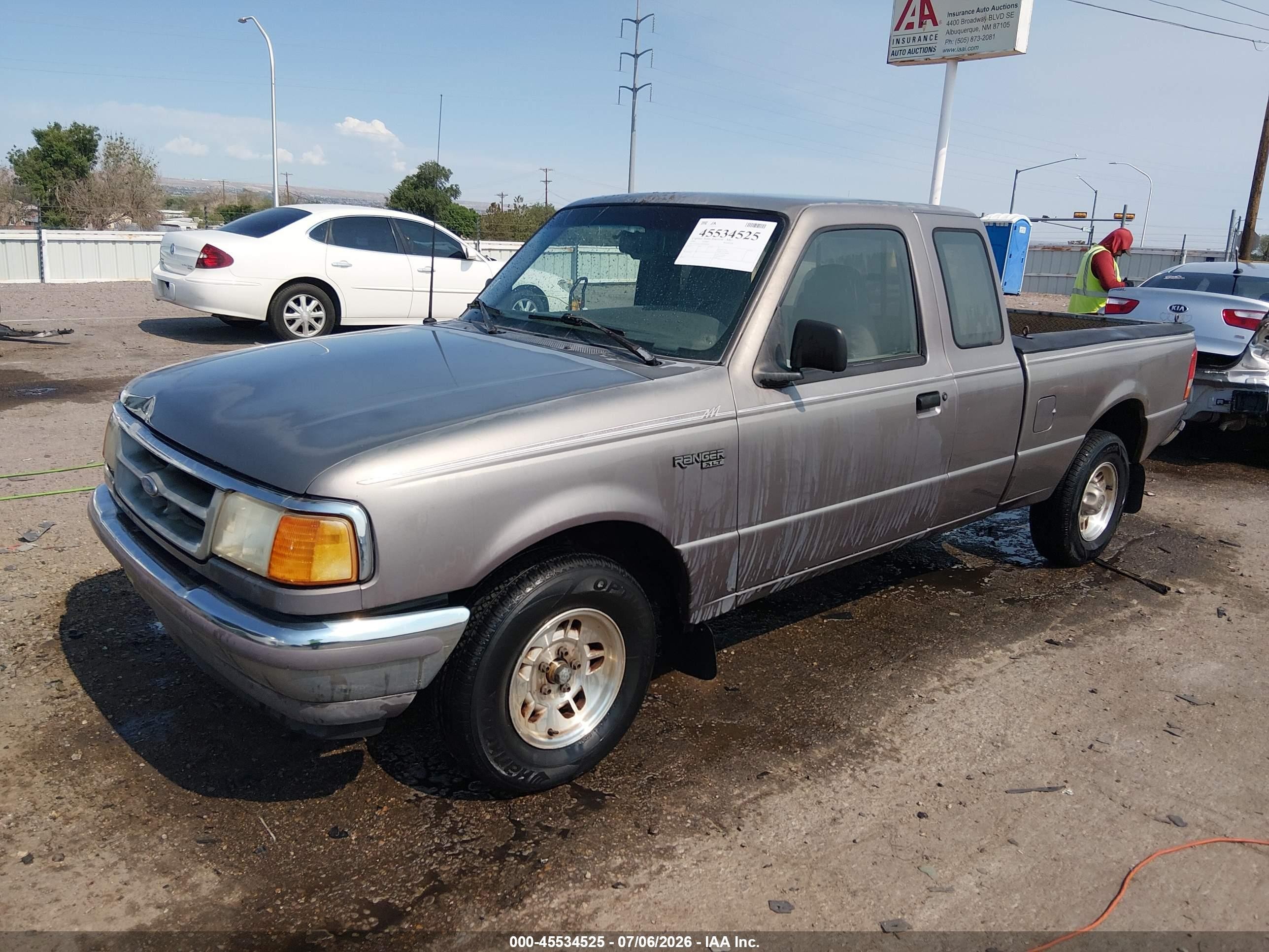 1996 Ford Ranger Super Cab Gray vin: 1FTCR14A9TPB49899