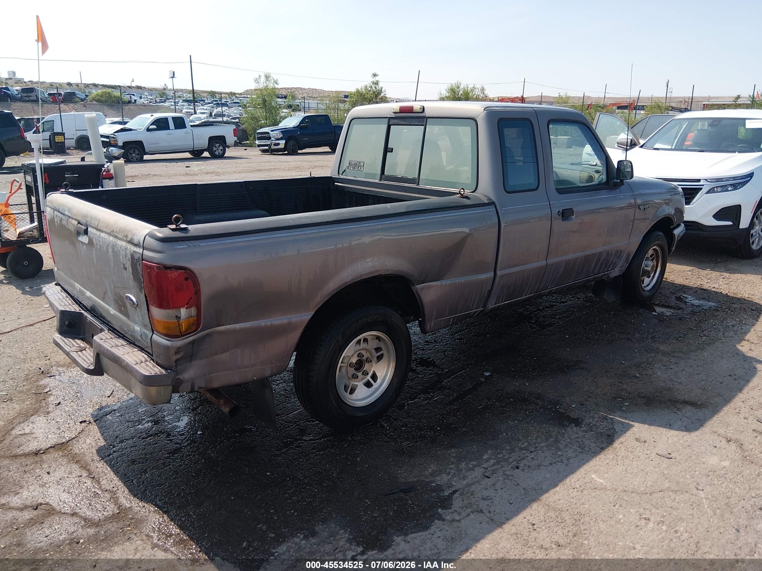 1996 Ford Ranger Super Cab Gray vin: 1FTCR14A9TPB49899