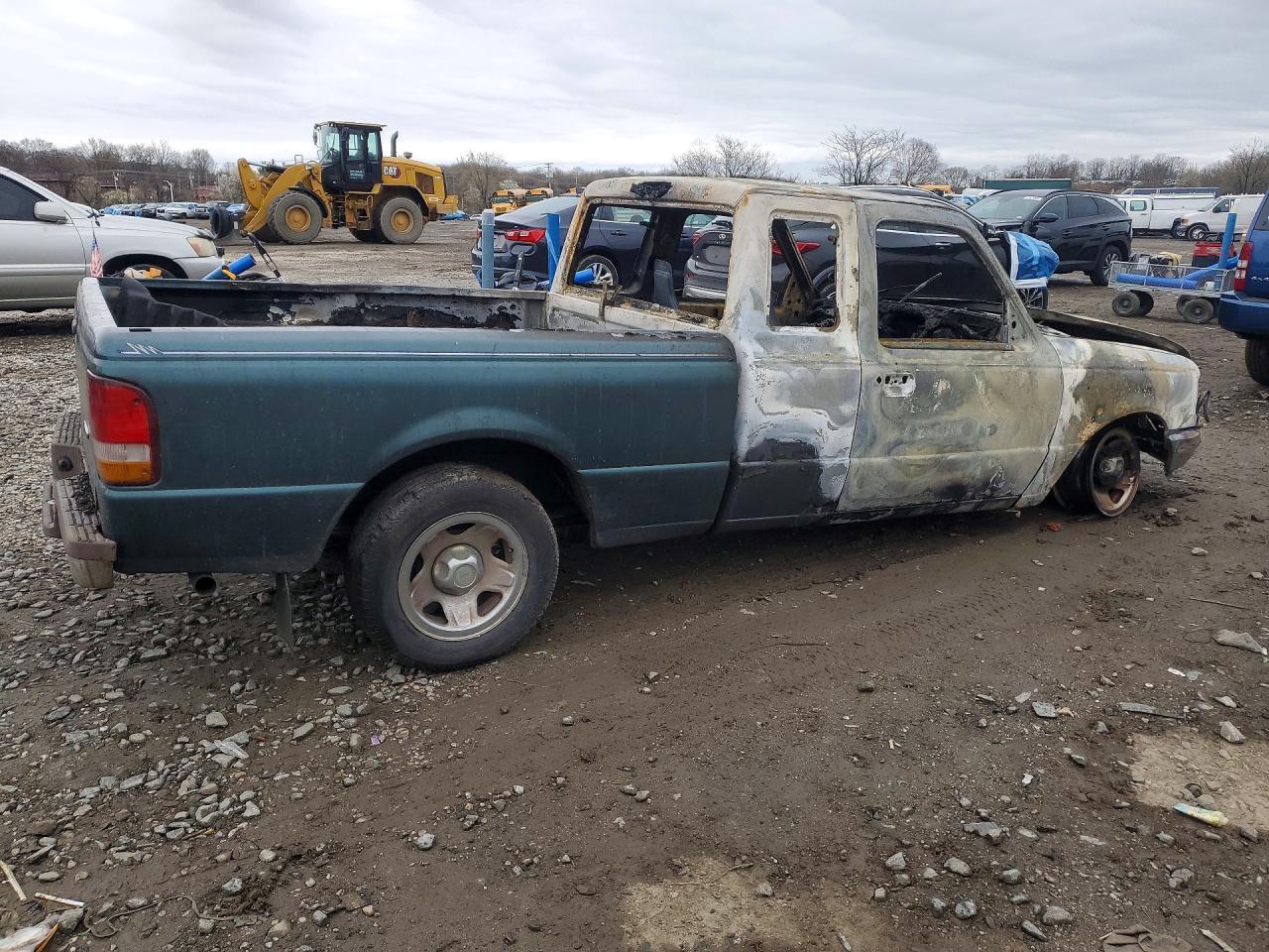 1995 Ford Ranger Super Cab Green vin: 1FTCR14AXSPA84415