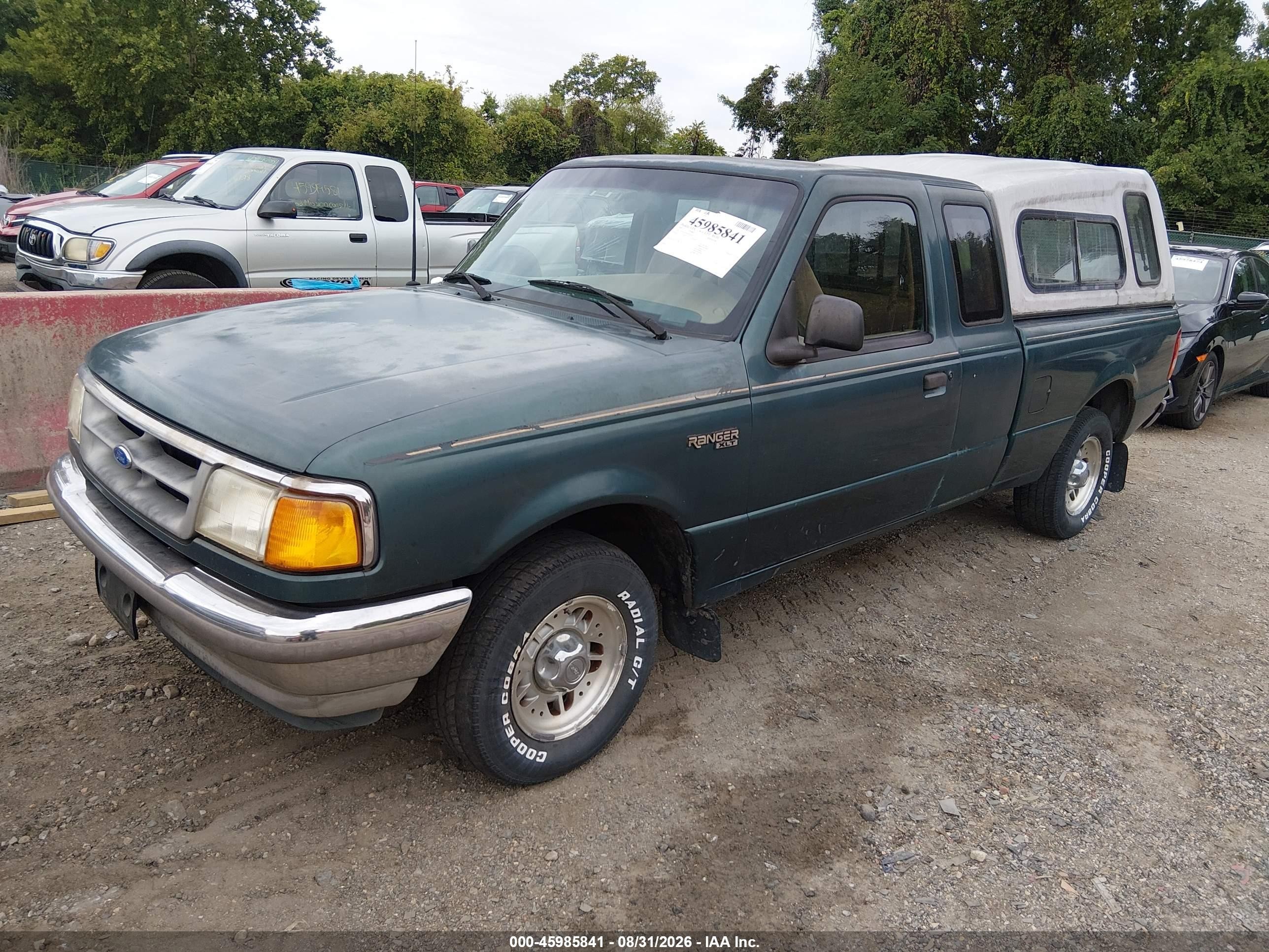 1995 Ford Ranger Super Cab Green vin: 1FTCR14AXSTA26277