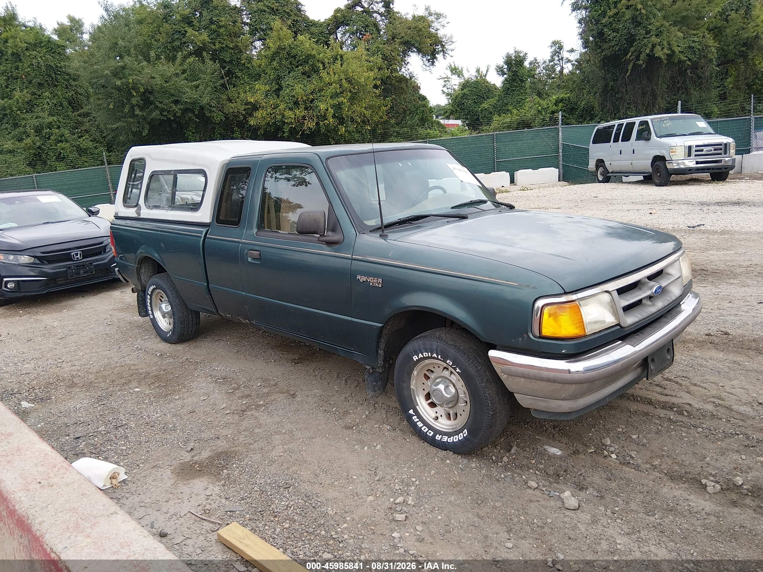 1995 Ford Ranger Super Cab Green vin: 1FTCR14AXSTA26277