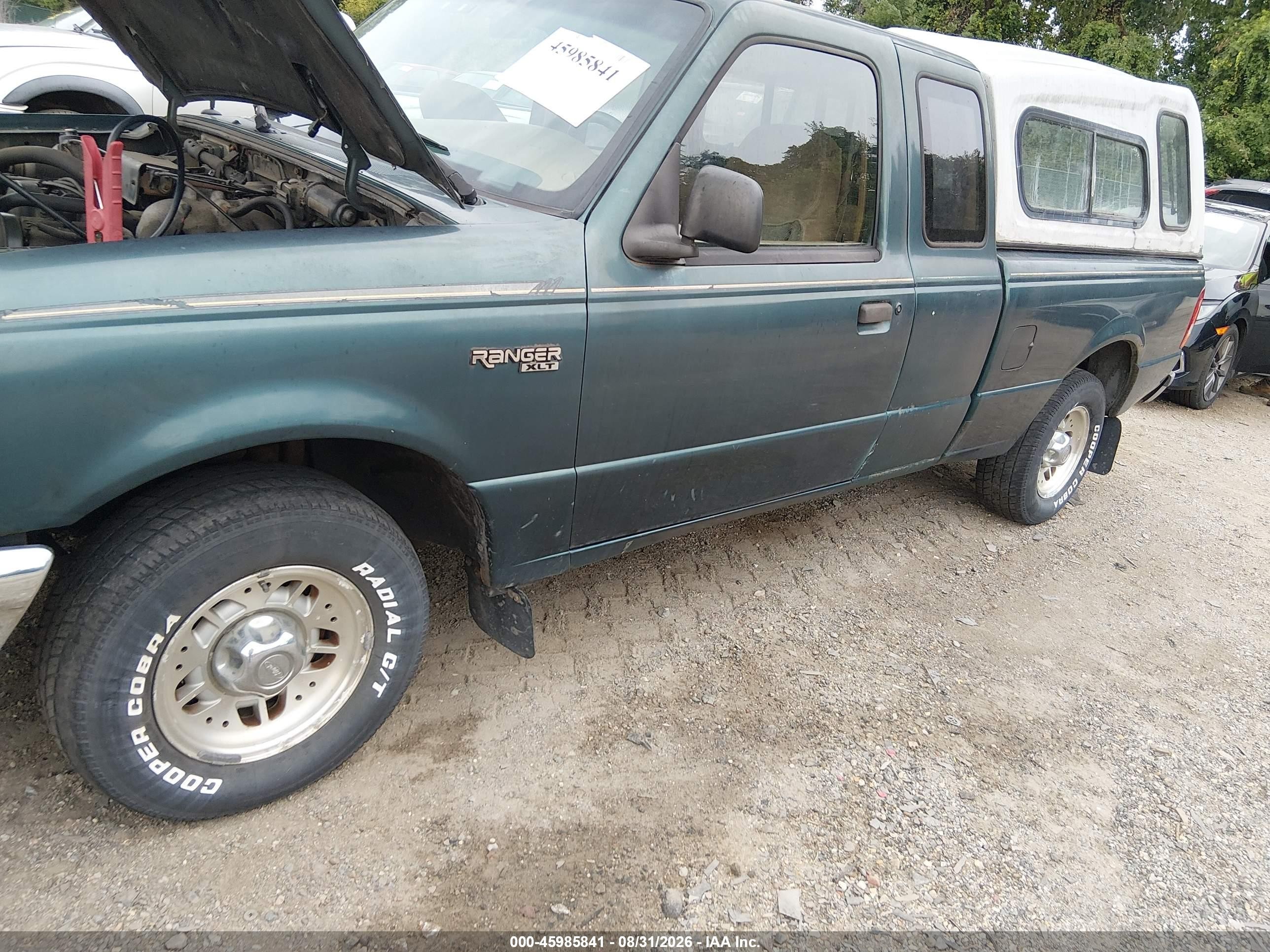 1995 Ford Ranger Super Cab Green vin: 1FTCR14AXSTA26277
