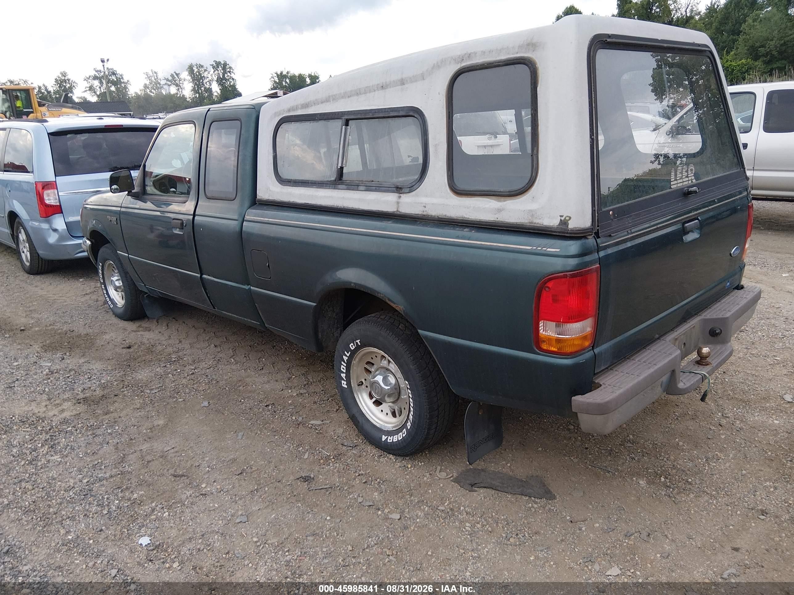 1995 Ford Ranger Super Cab Green vin: 1FTCR14AXSTA26277