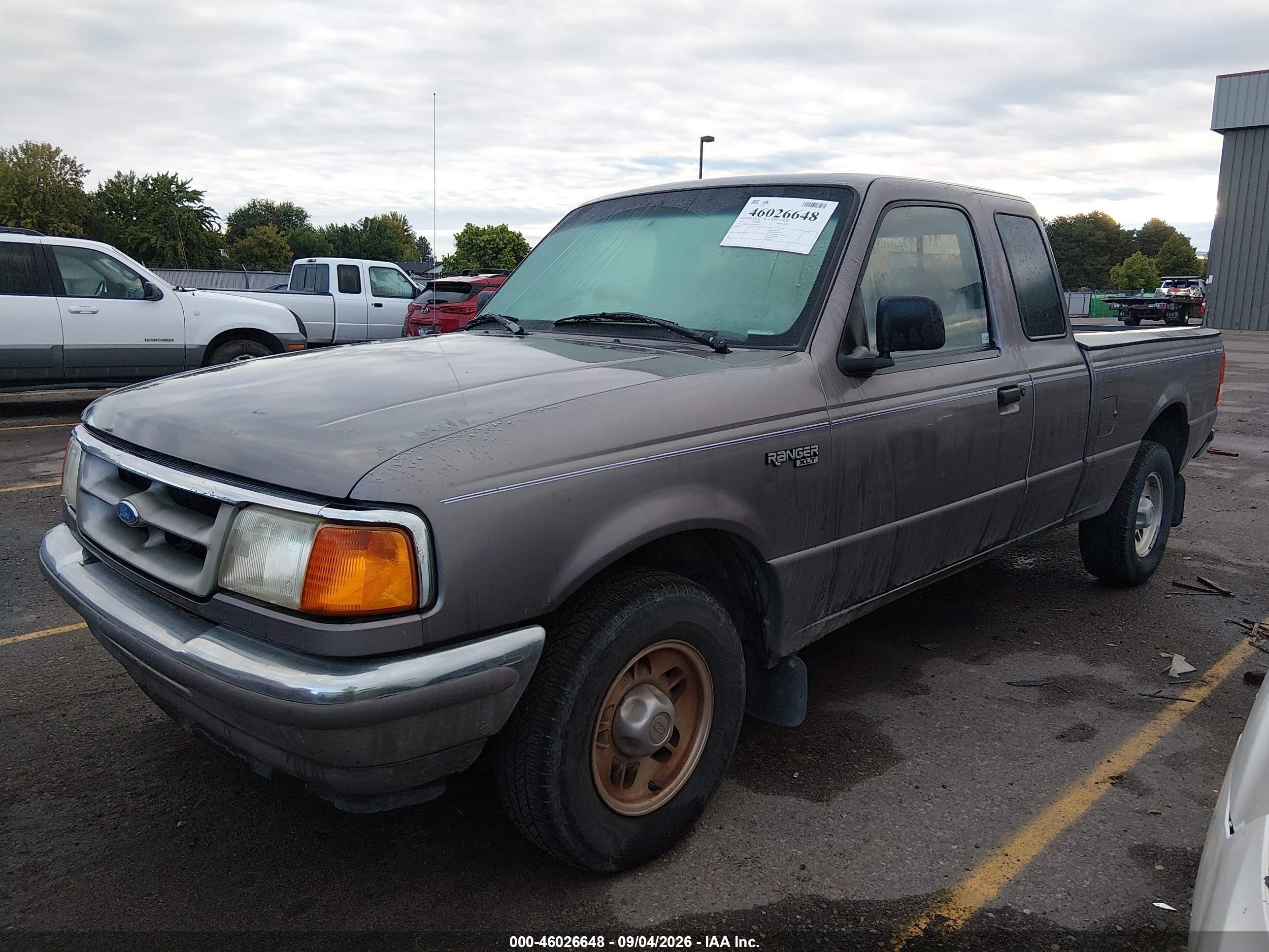 1997 Ford Ranger Xl/xlt Gray vin: 1FTCR14AXVPA29452