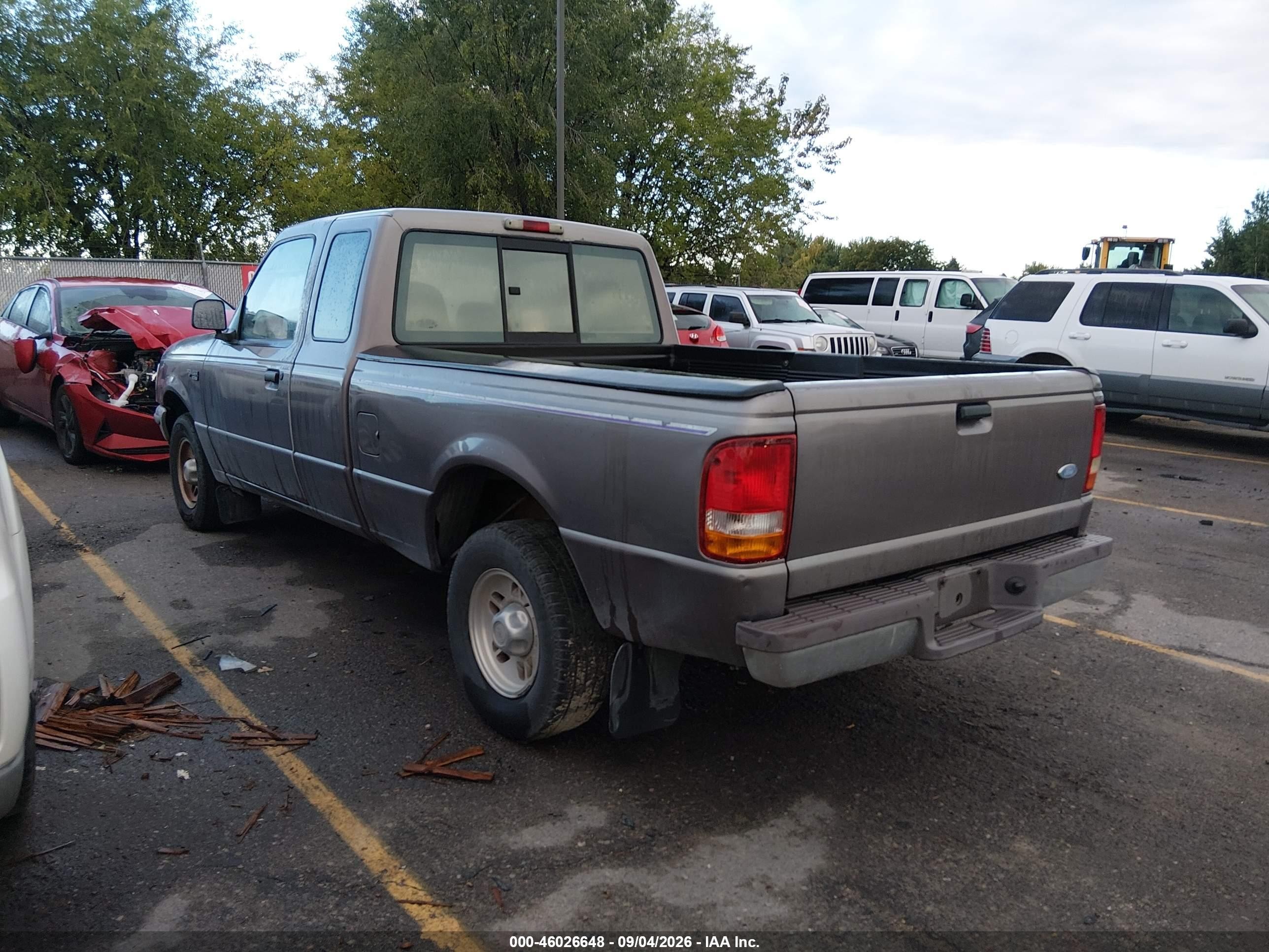 1997 Ford Ranger Xl/xlt Gray vin: 1FTCR14AXVPA29452