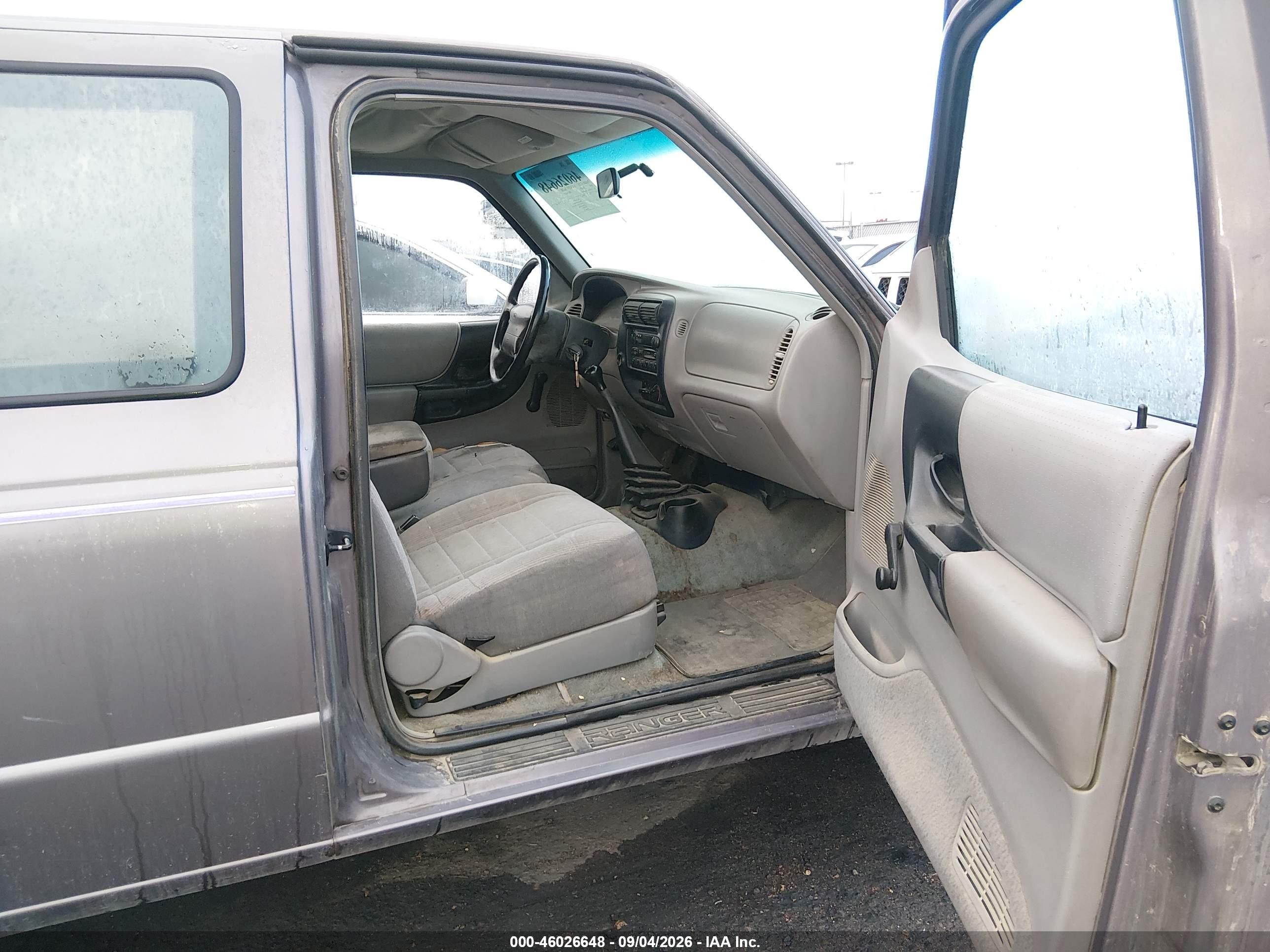 1997 Ford Ranger Xl/xlt Gray vin: 1FTCR14AXVPA29452