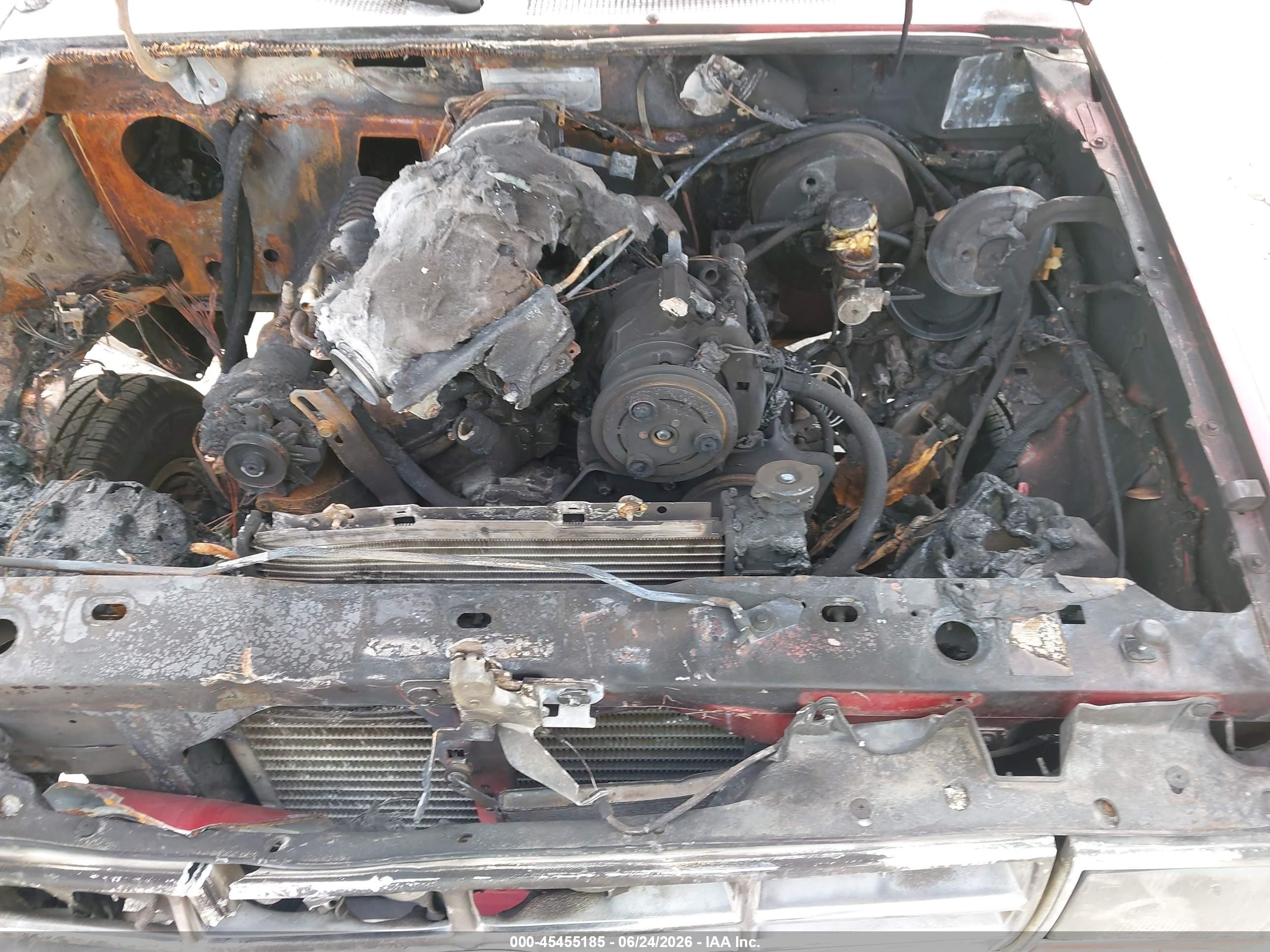 1989 Ford Ranger Super Cab Red vin: 1FTCR14T0KPB46017