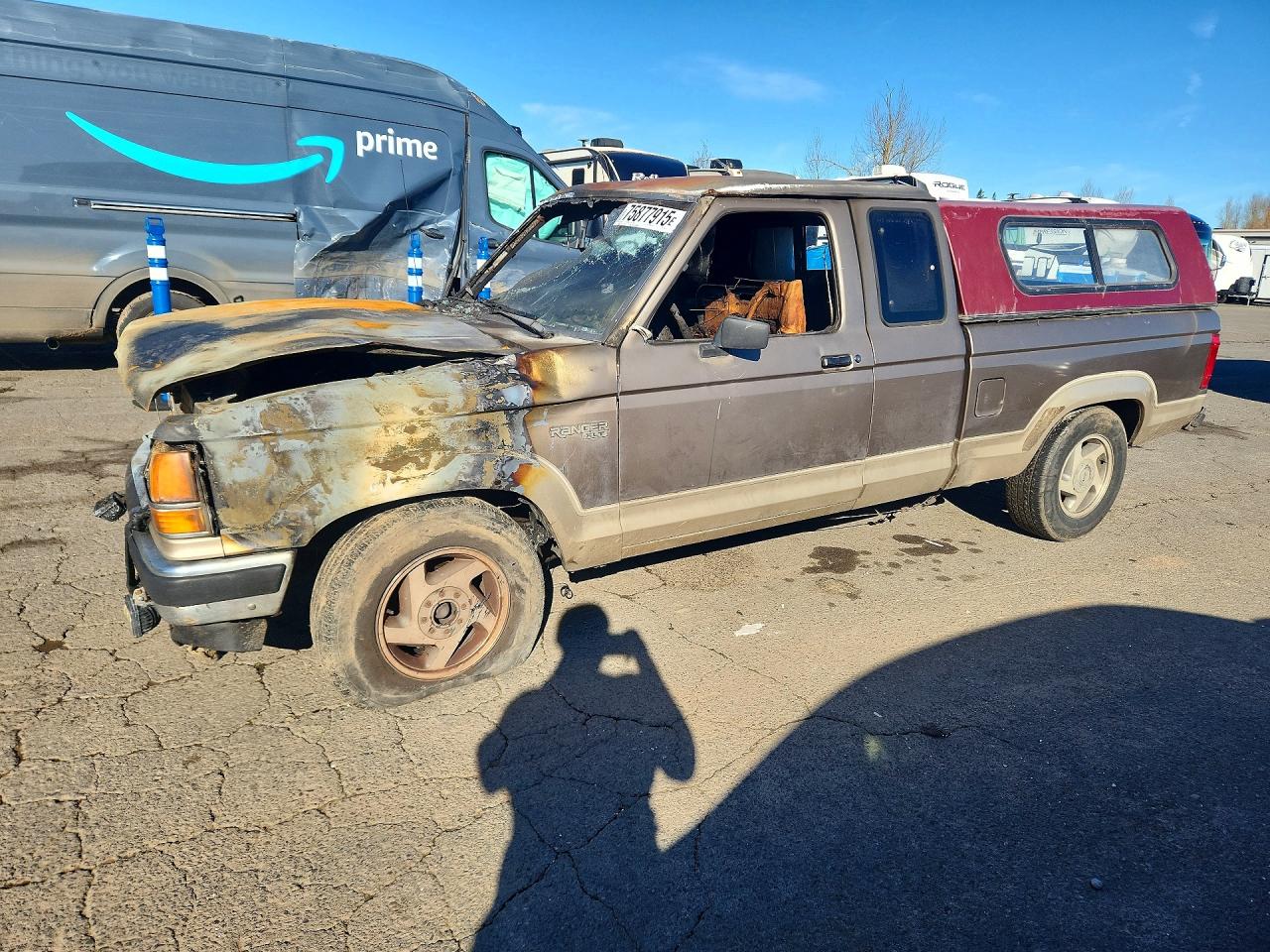1989 Ford Ranger Sup Brown vin: 1FTCR14T2KPA63012
