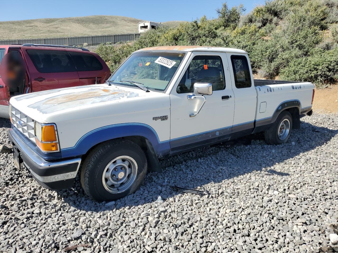 1989 Ford Ranger Super Cab White vin: 1FTCR14T3KPA44517