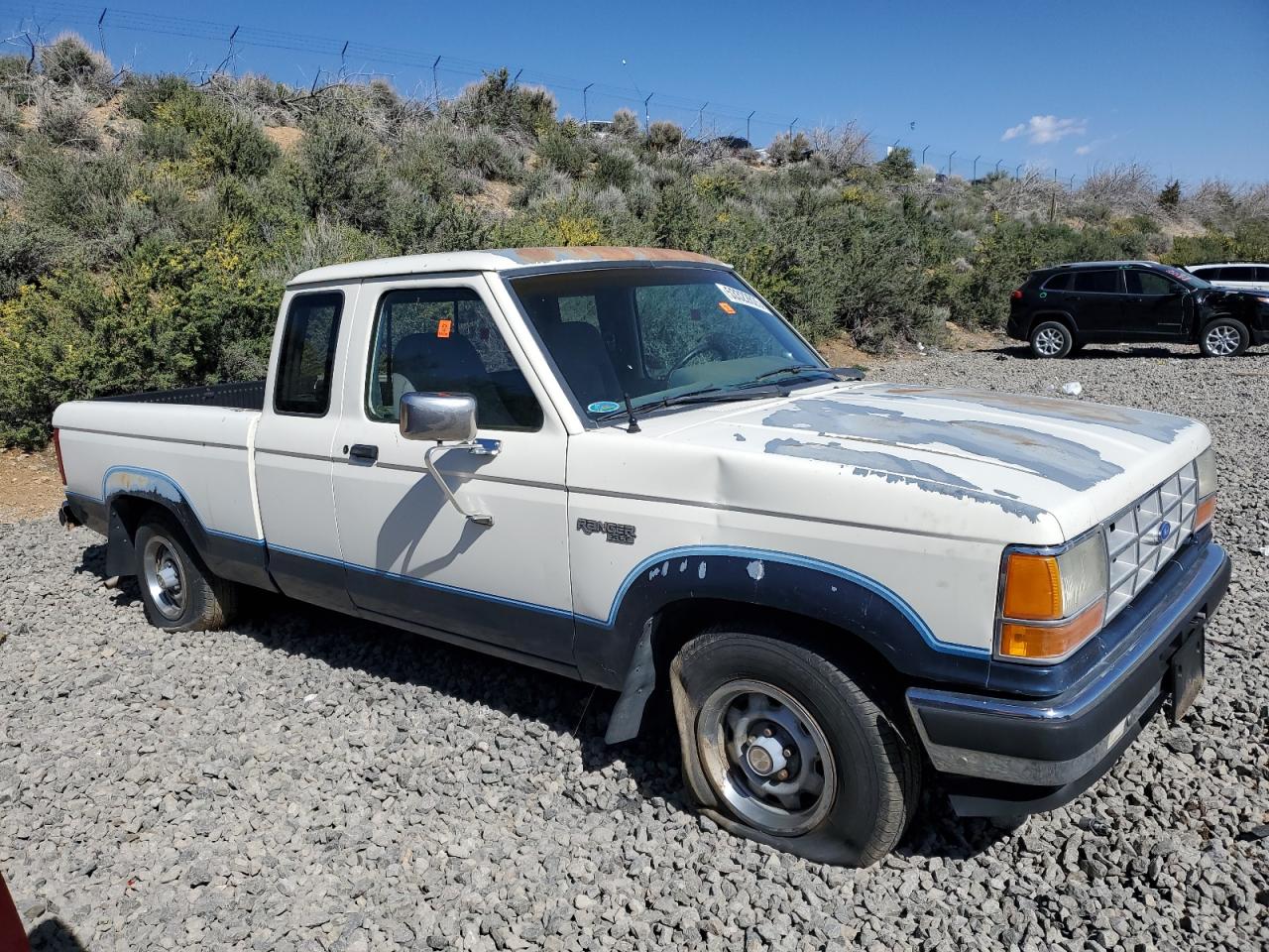 1989 Ford Ranger Super Cab White vin: 1FTCR14T3KPA44517