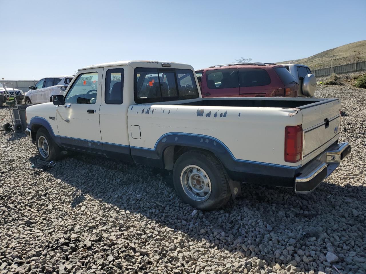 1989 Ford Ranger Super Cab White vin: 1FTCR14T3KPA44517