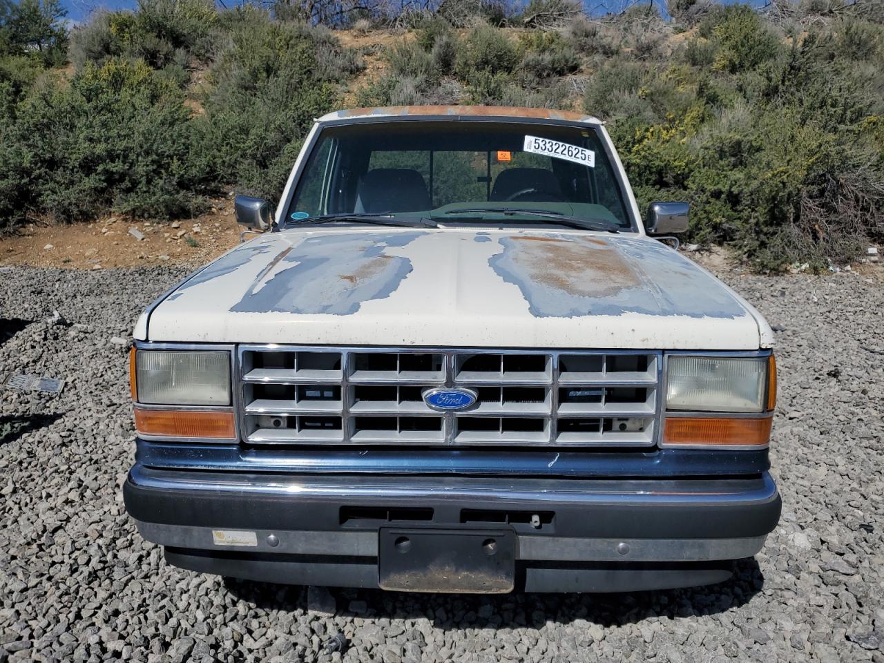 1989 Ford Ranger Super Cab White vin: 1FTCR14T3KPA44517