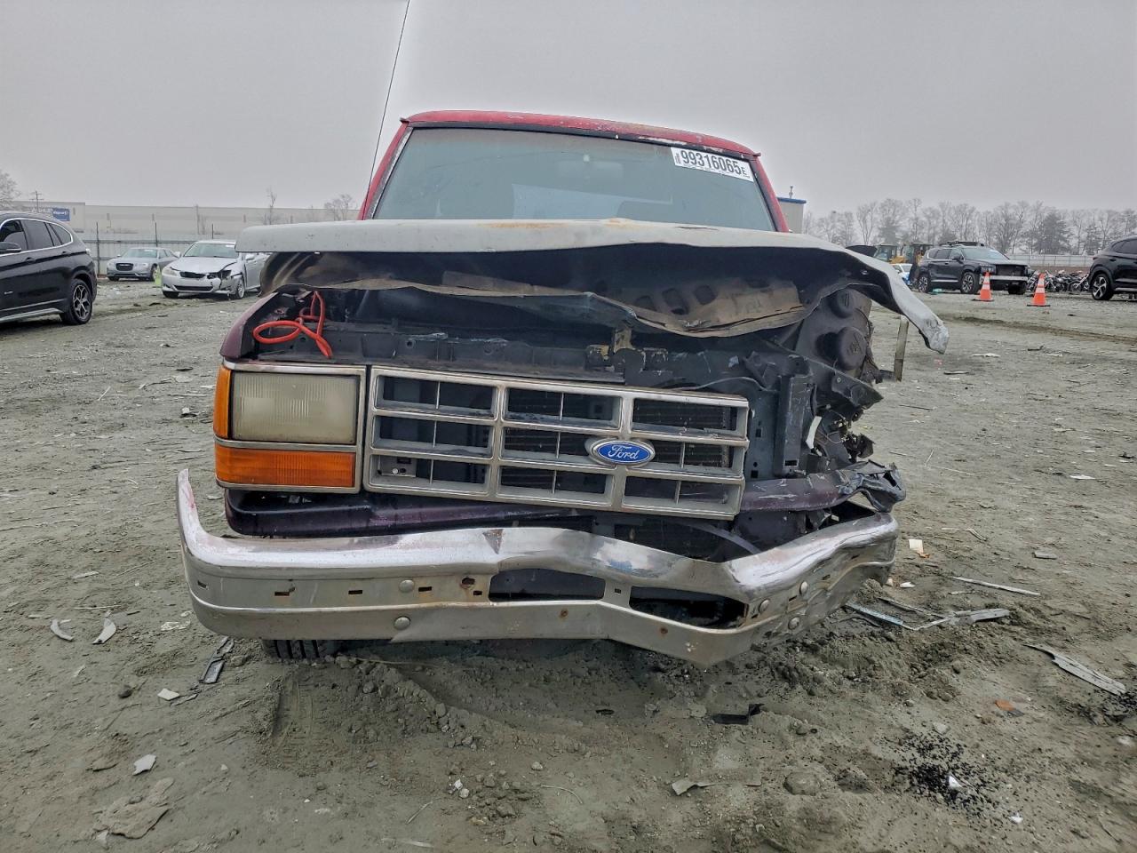 1989 Ford Ranger Super Cab Red vin: 1FTCR14T4KPA54859