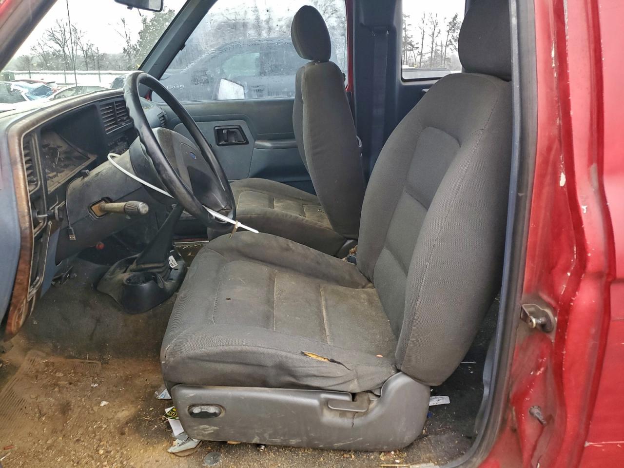 1989 Ford Ranger Super Cab Red vin: 1FTCR14T4KPA54859