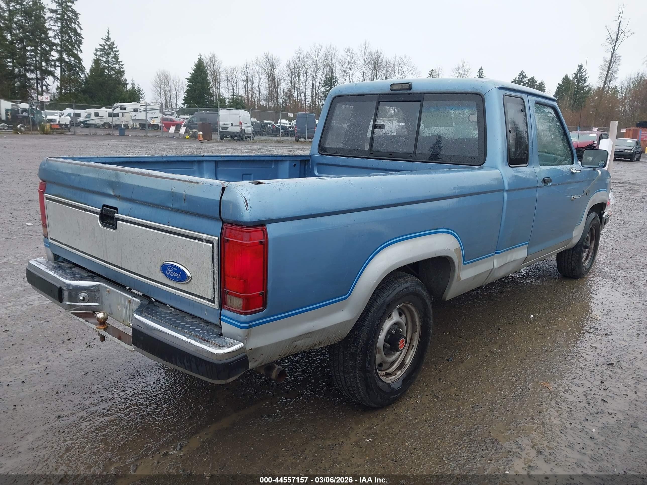 1989 Ford Ranger Super Cab Light Blue vin: 1FTCR14T4KPB41080