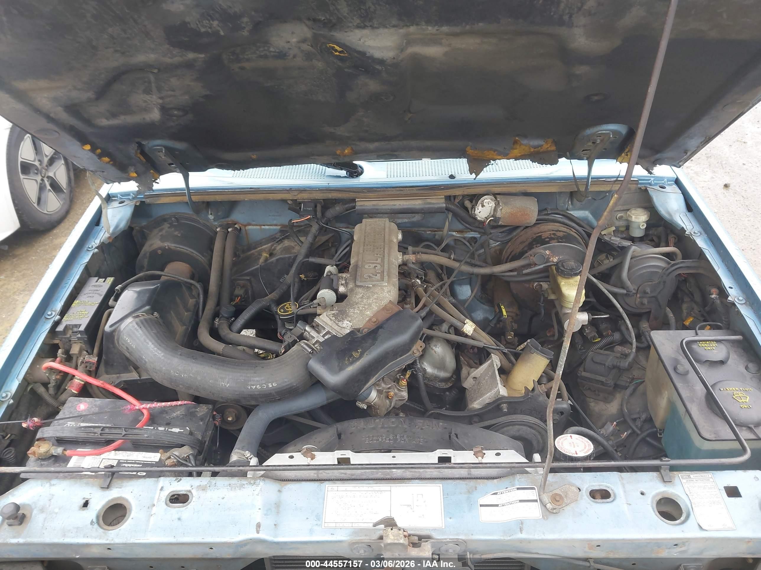 1989 Ford Ranger Super Cab Light Blue vin: 1FTCR14T4KPB41080