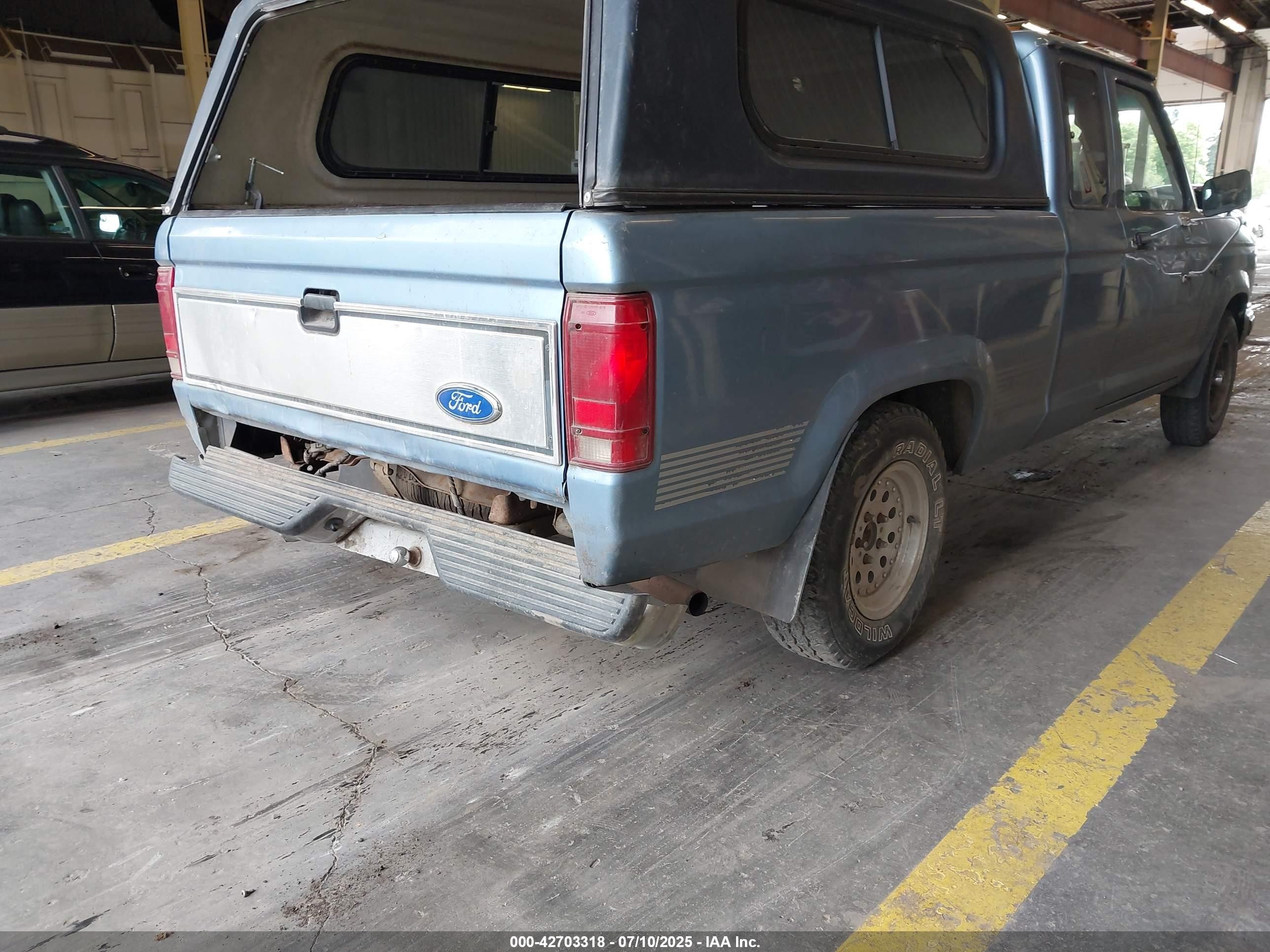 1990 Ford Ranger Super Cab Blue vin: 1FTCR14T4LPB72962