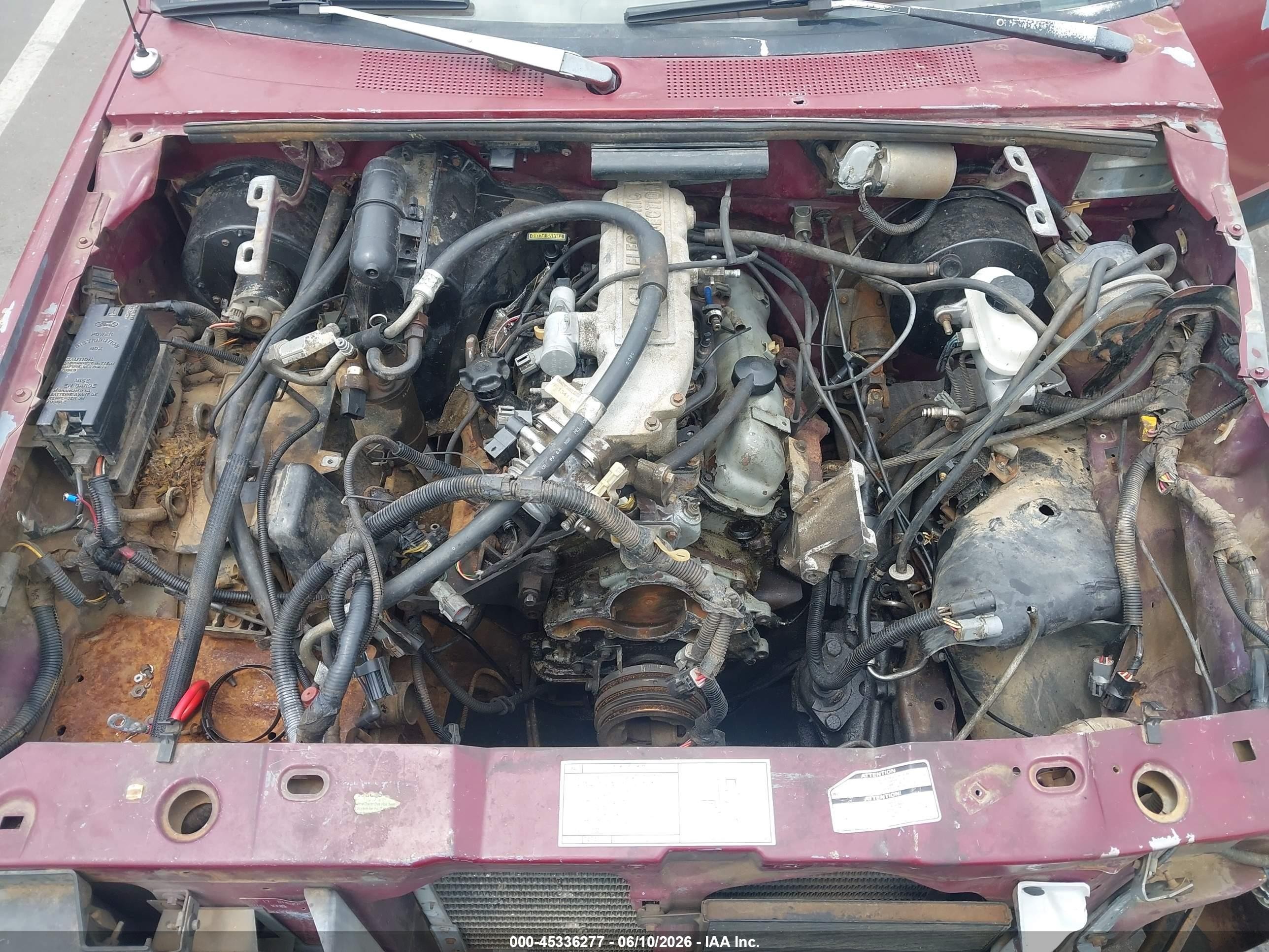 1989 Ford Ranger Super Cab Красный vin: 1FTCR14T6KPA90133