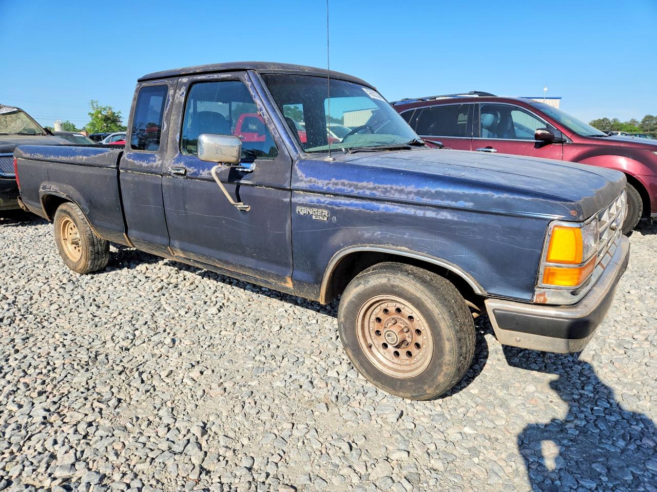 1990 Ford Ranger Super Cab Синий vin: 1FTCR14T8LPA10431