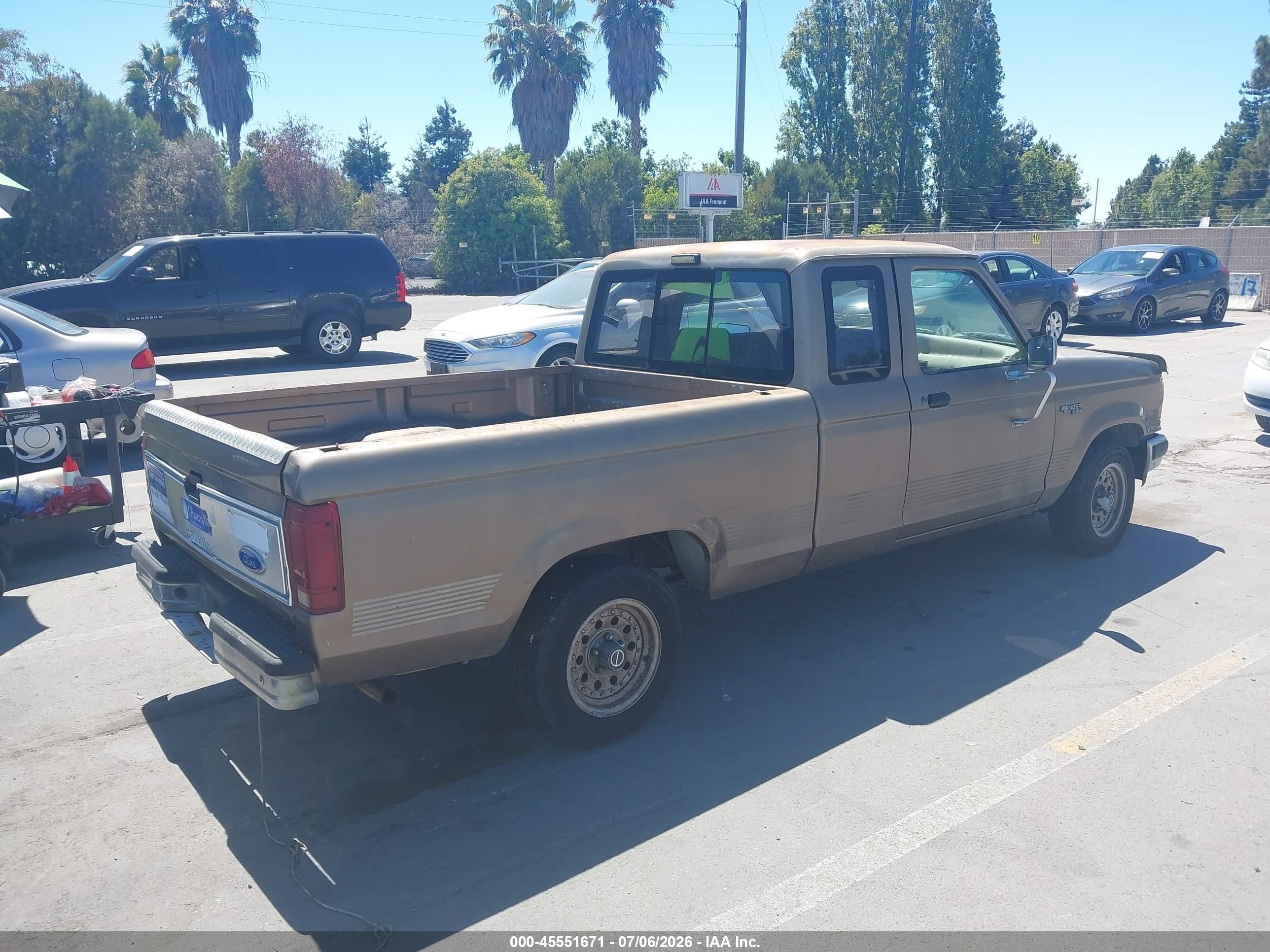 1991 Ford Ranger Super Cab Brown vin: 1FTCR14U0MPA21451