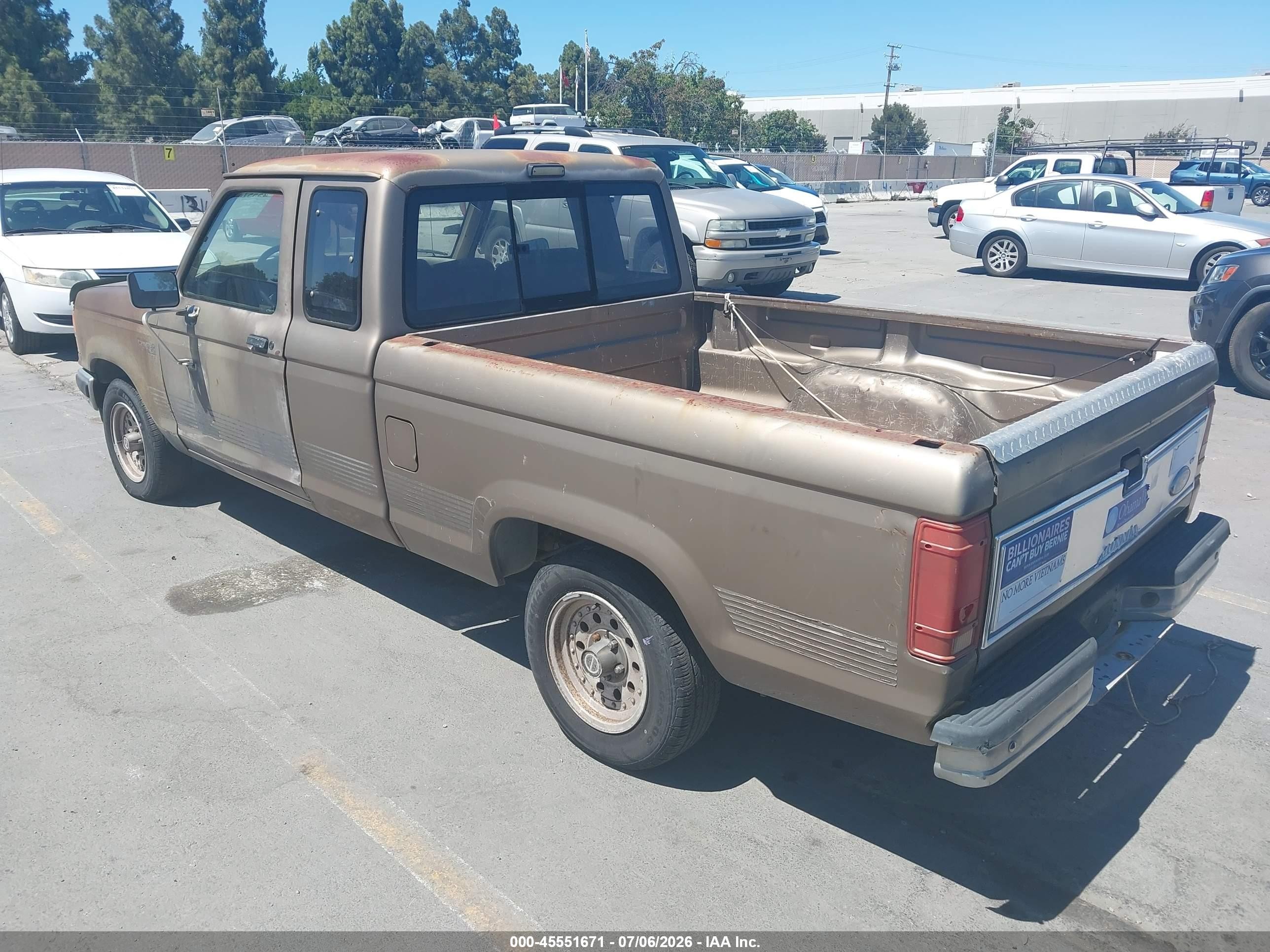 1991 Ford Ranger Super Cab Brown vin: 1FTCR14U0MPA21451