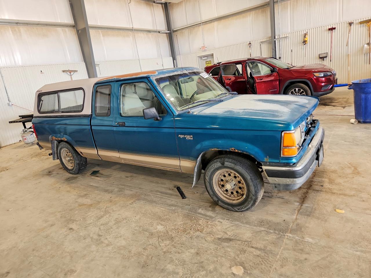 1992 Ford Ranger Super Cab Green vin: 1FTCR14U0NPA00505