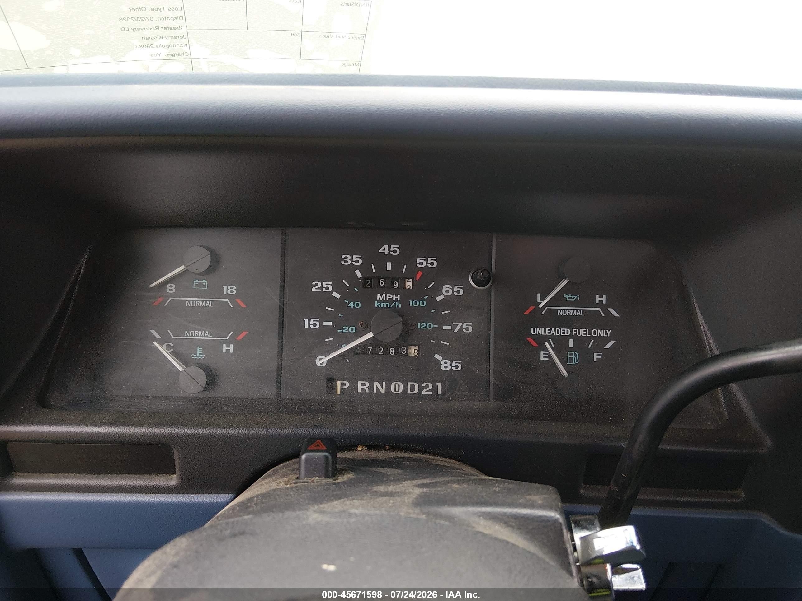 1993 Ford Ranger Super Cab White vin: 1FTCR14U0PPA64515