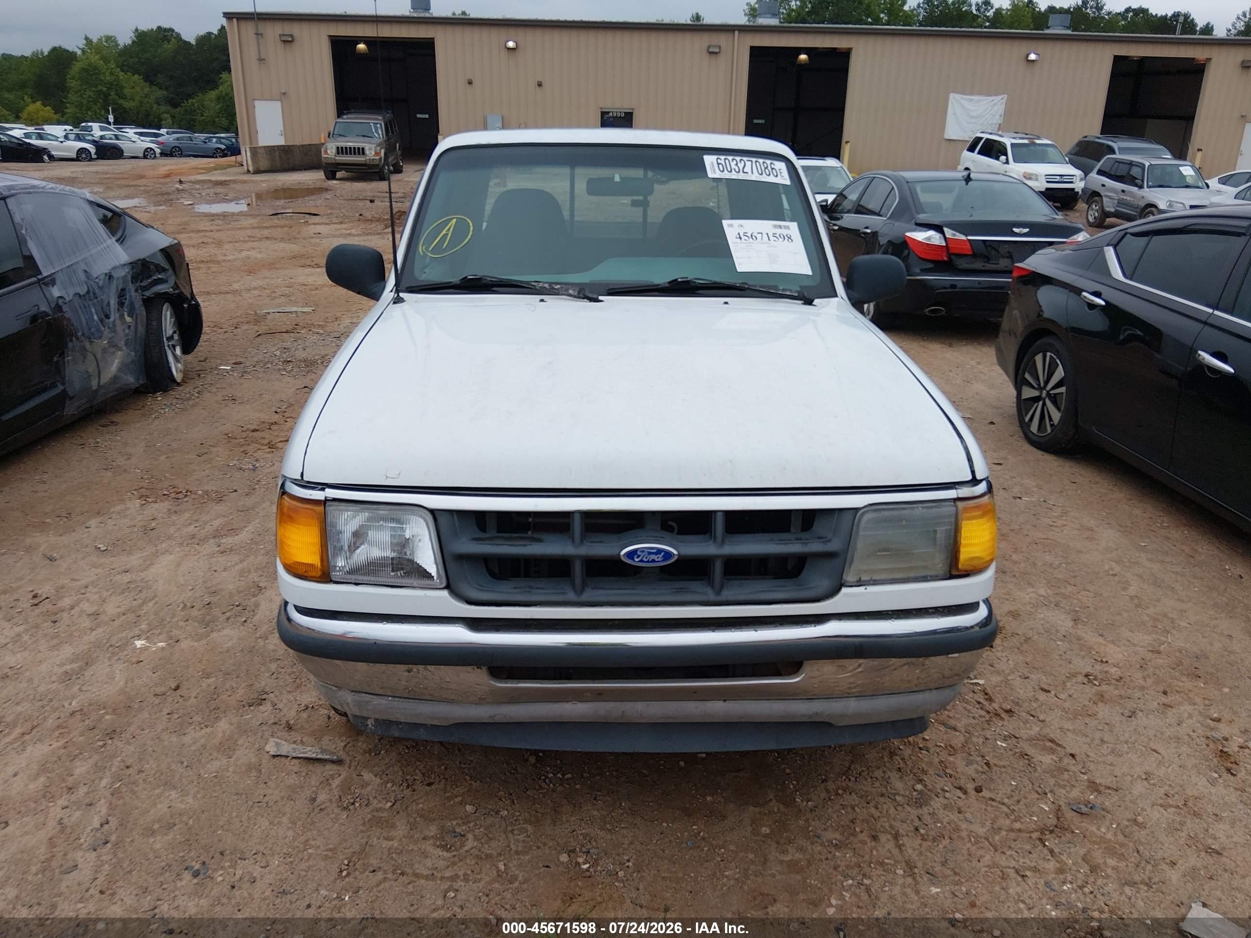 1993 Ford Ranger Super Cab White vin: 1FTCR14U0PPA64515