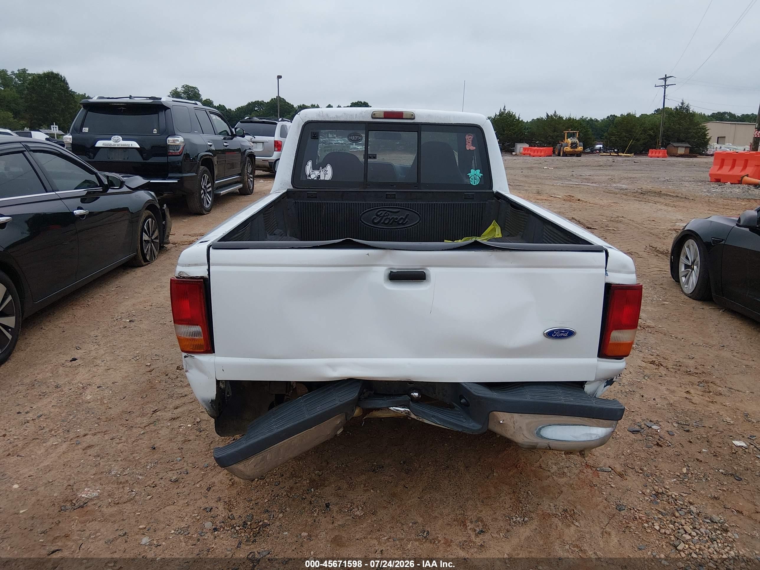 1993 Ford Ranger Super Cab White vin: 1FTCR14U0PPA64515