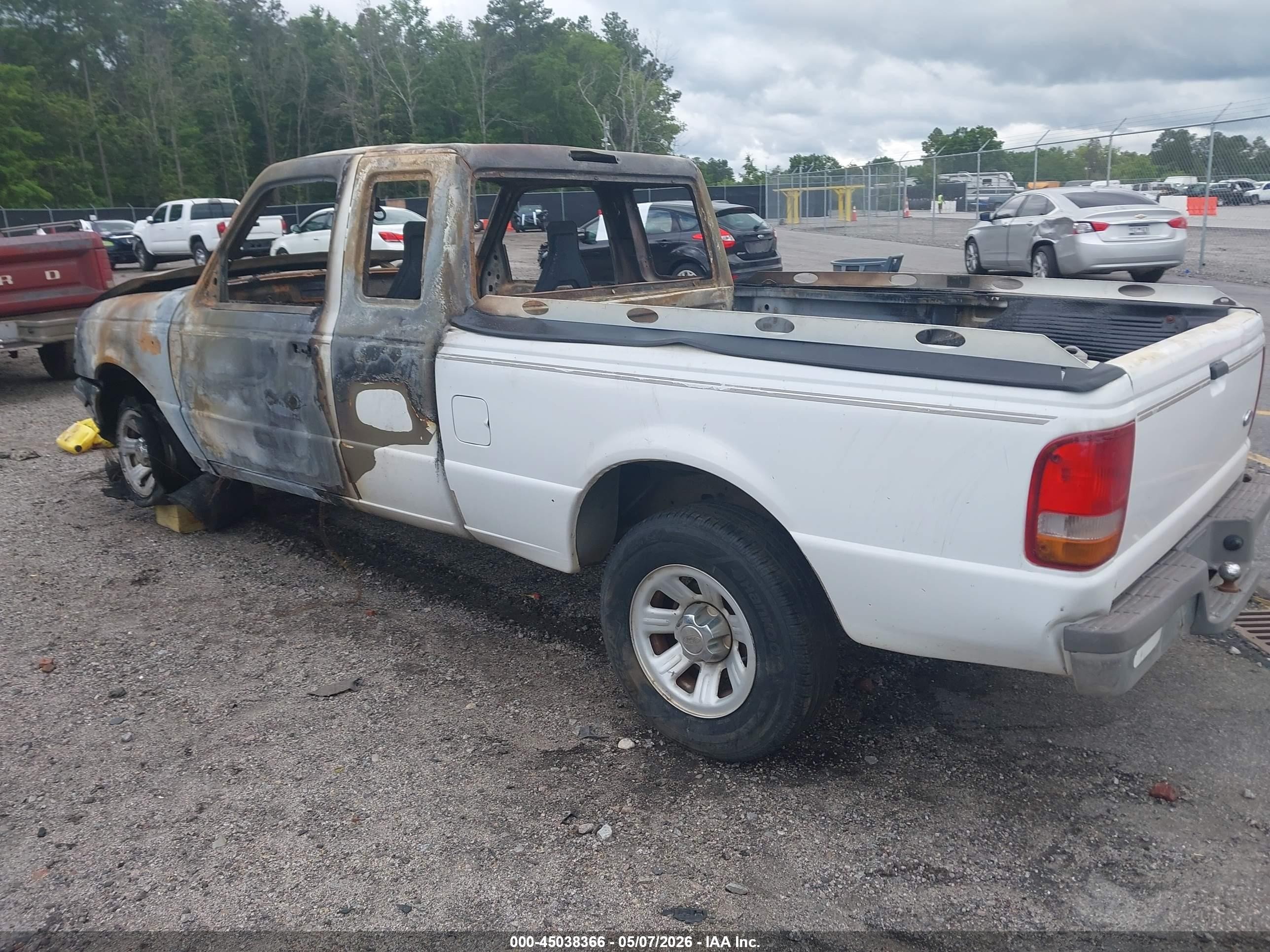 1994 Ford Ranger Super Cab White vin: 1FTCR14U0RTA70230