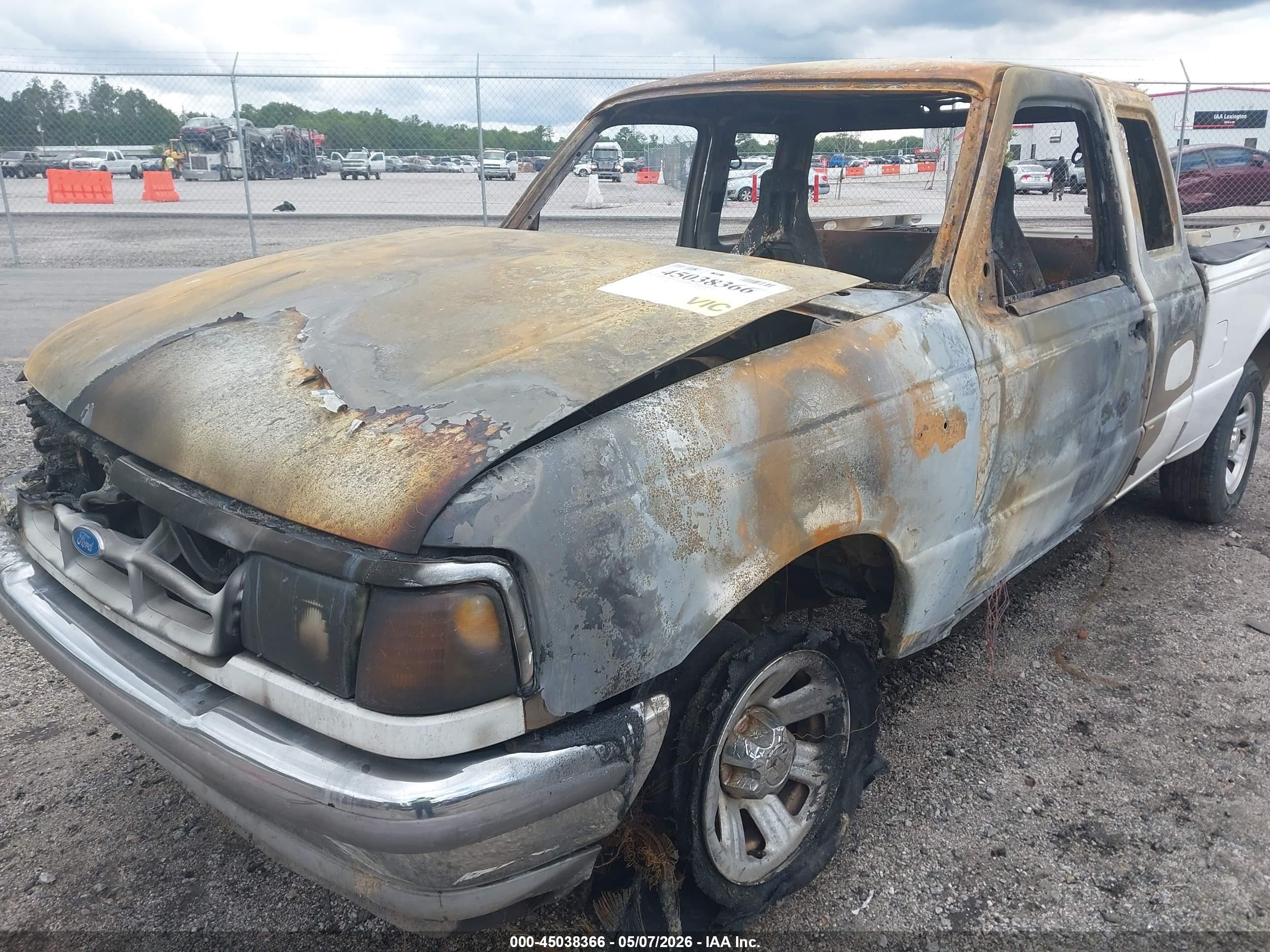 1994 Ford Ranger Super Cab White vin: 1FTCR14U0RTA70230