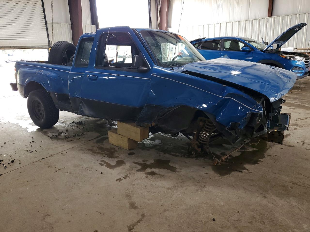 1996 Ford Ranger Super Cab Blue vin: 1FTCR14U0TPA87562