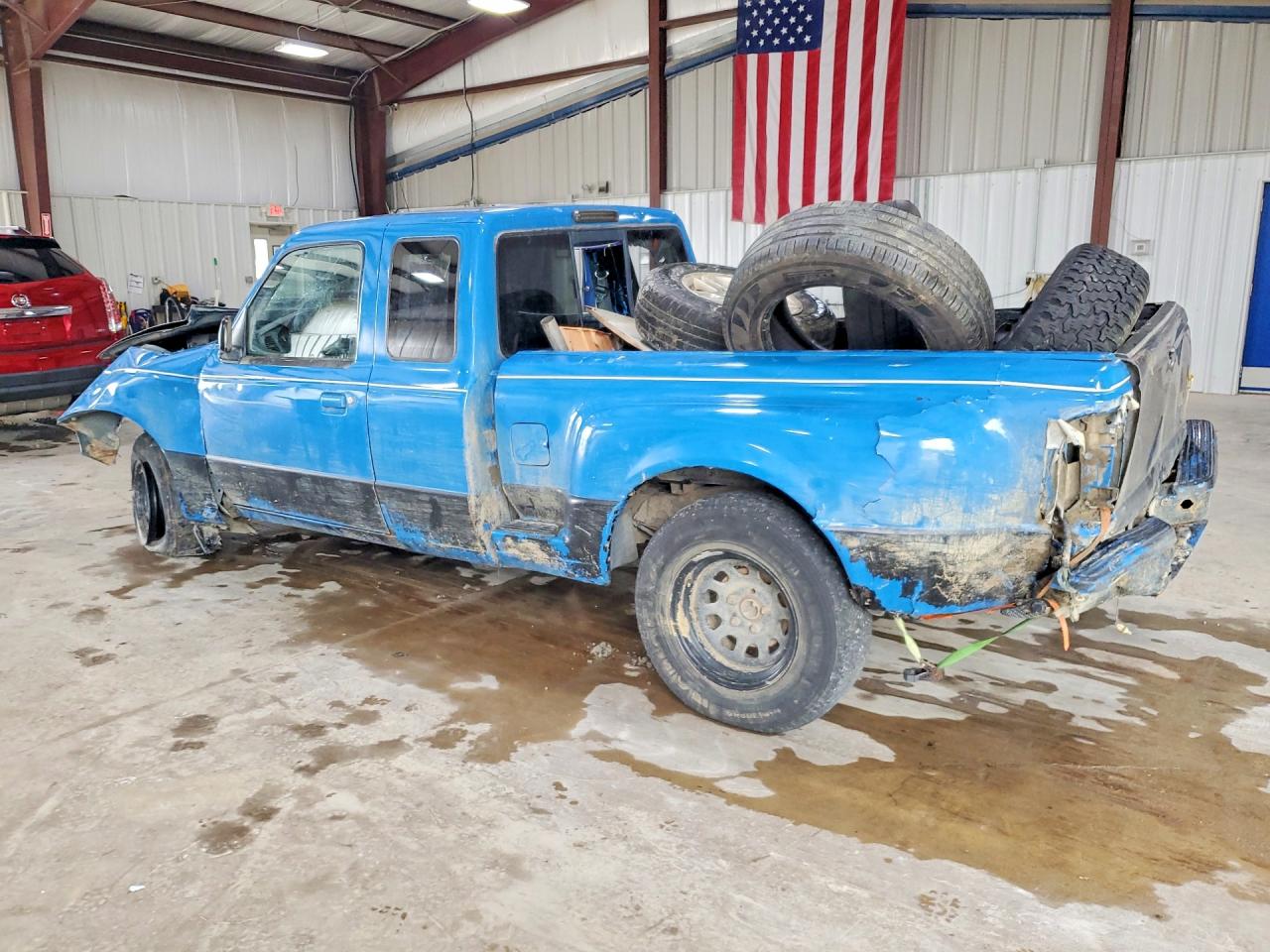 1996 Ford Ranger Super Cab Blue vin: 1FTCR14U0TPA87562