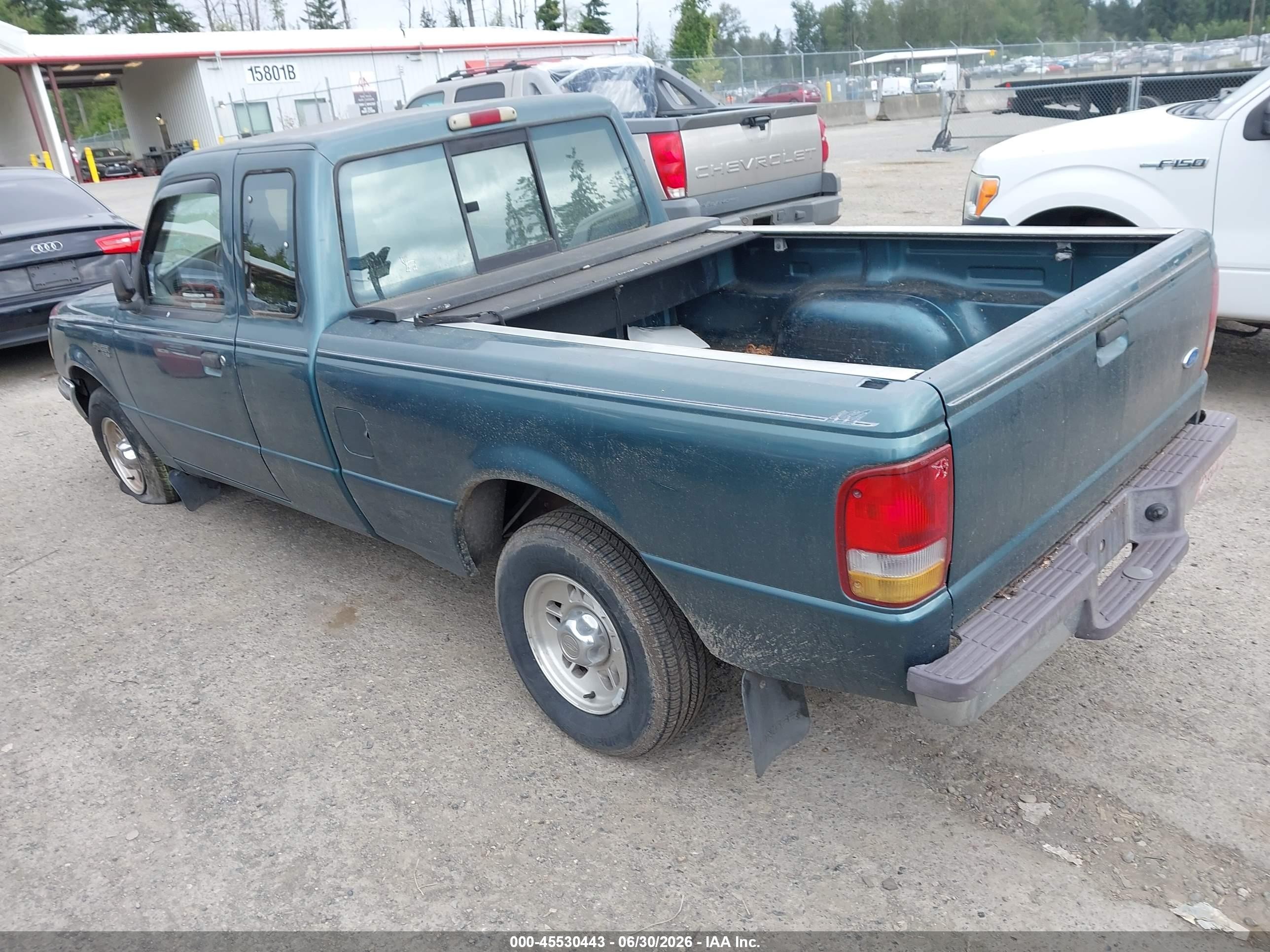 1996 Ford Ranger Super Cab Green vin: 1FTCR14U0TPB14484