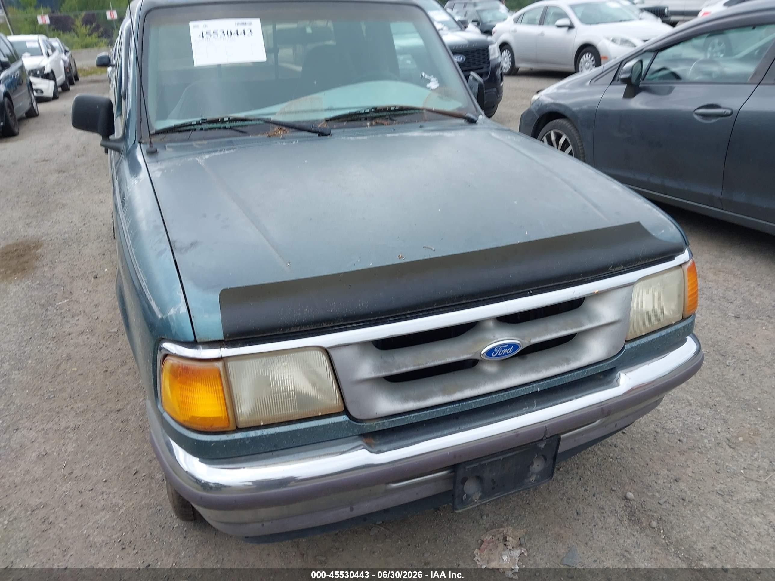 1996 Ford Ranger Super Cab Green vin: 1FTCR14U0TPB14484