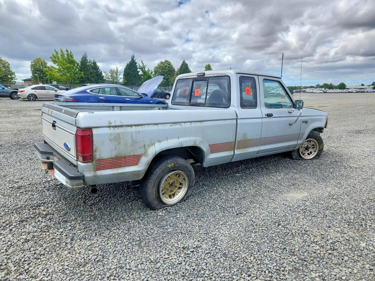 1991 Ford Ranger Super Cab Silver vin: 1FTCR14U1MPA46777