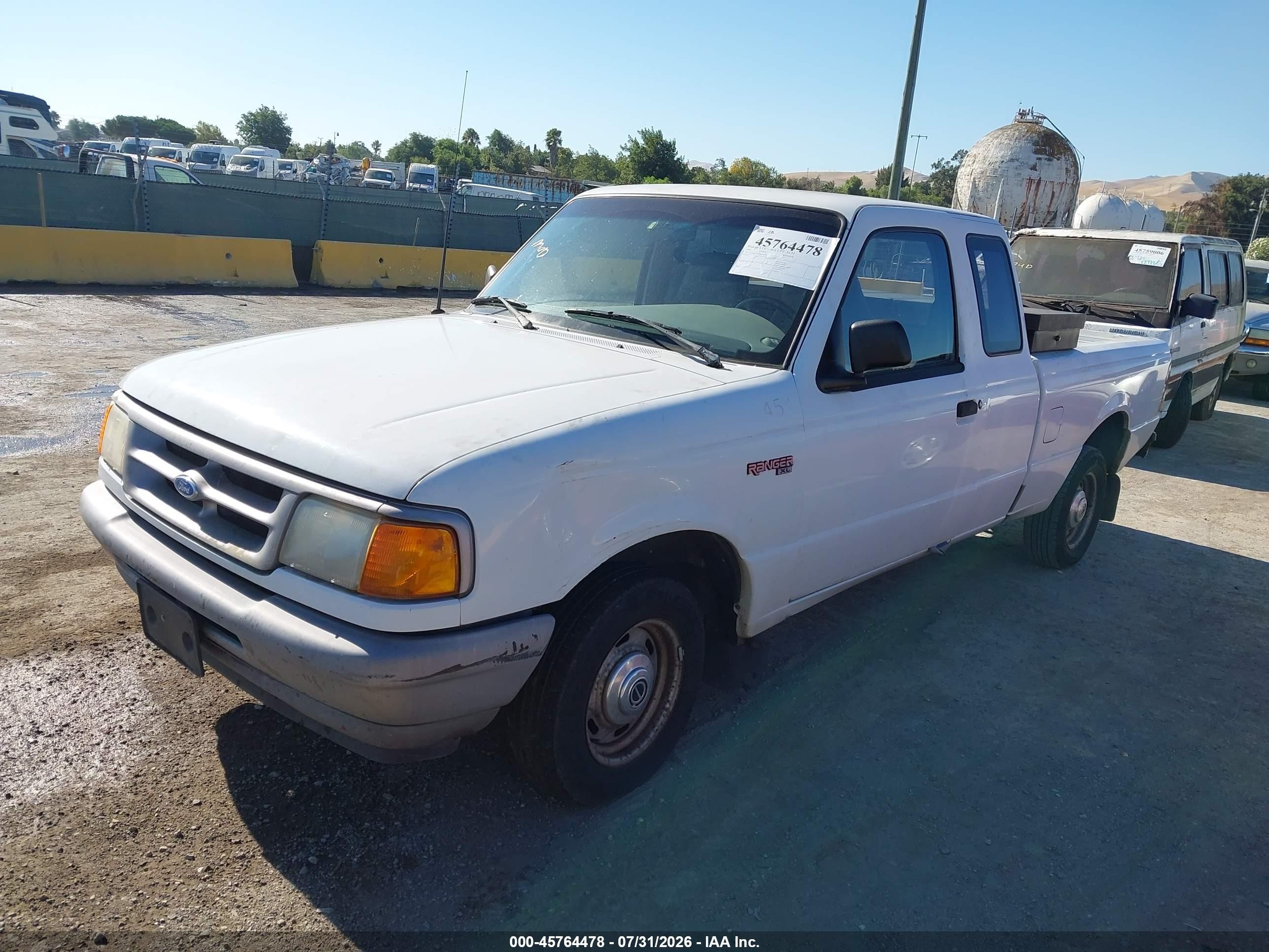 1995 Ford Ranger Super Cab Белый vin: 1FTCR14U1SPB14394