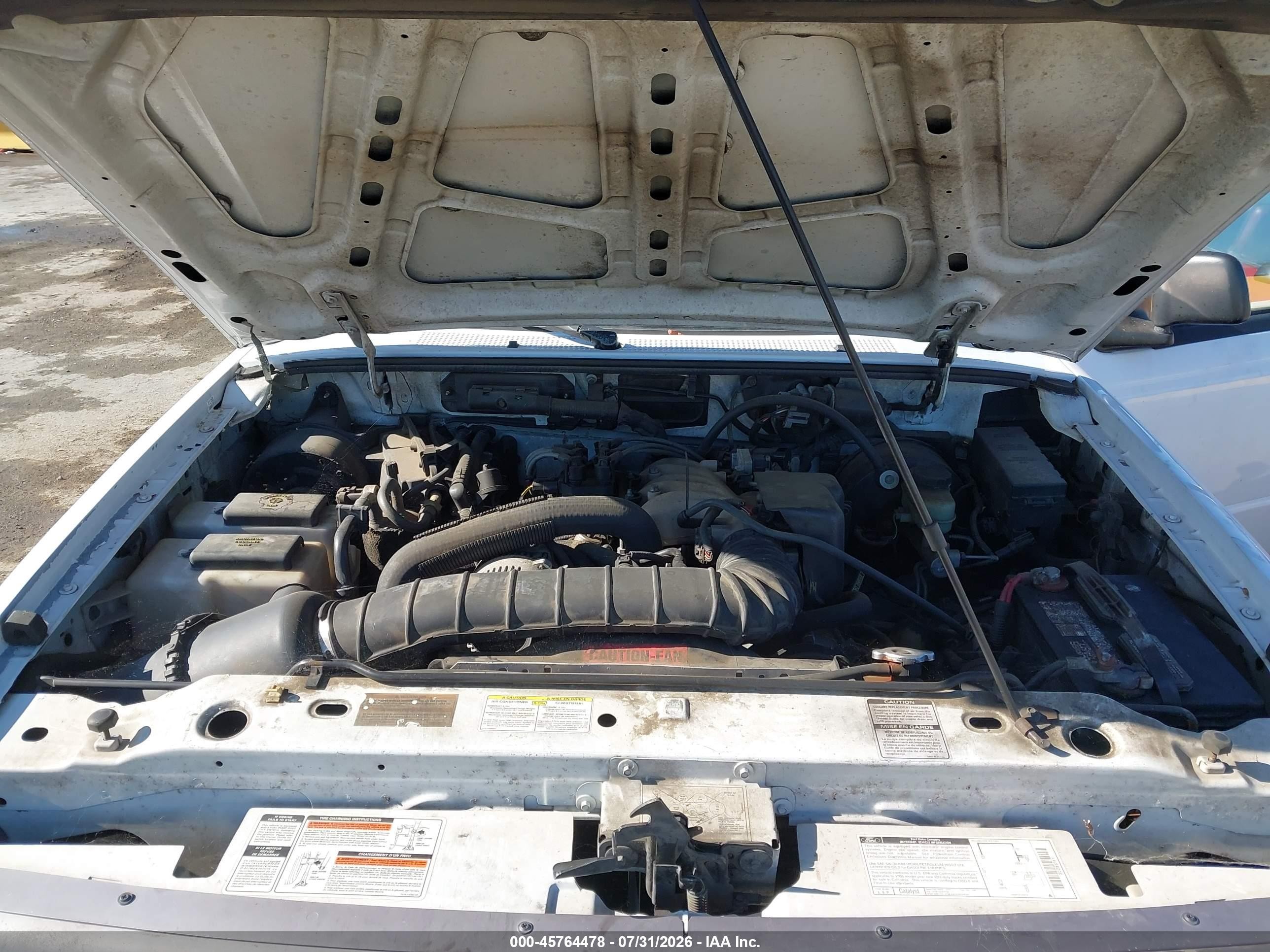 1995 Ford Ranger Super Cab Белый vin: 1FTCR14U1SPB14394