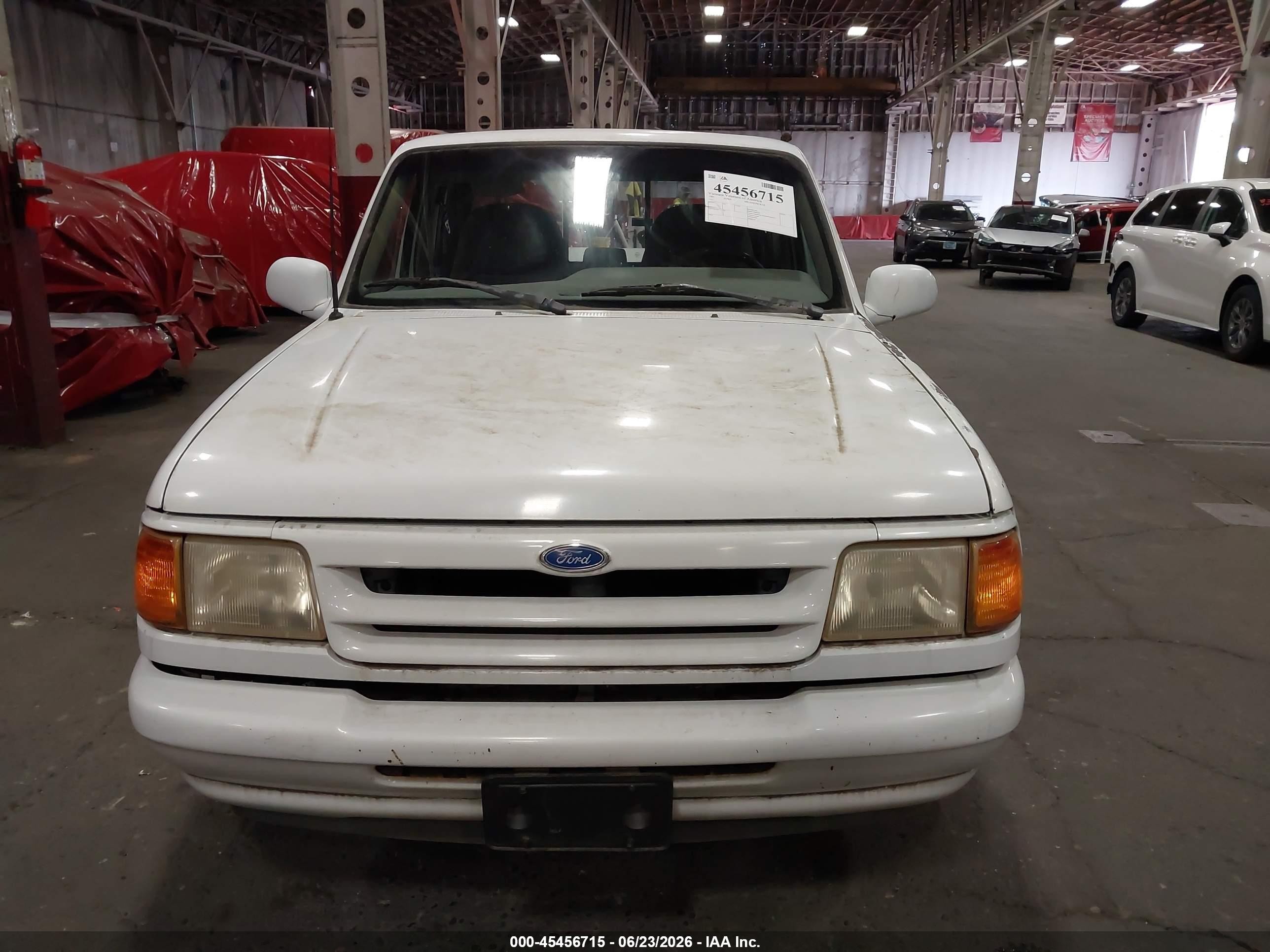1994 Ford Ranger Super Cab White vin: 1FTCR14U2RPB60018